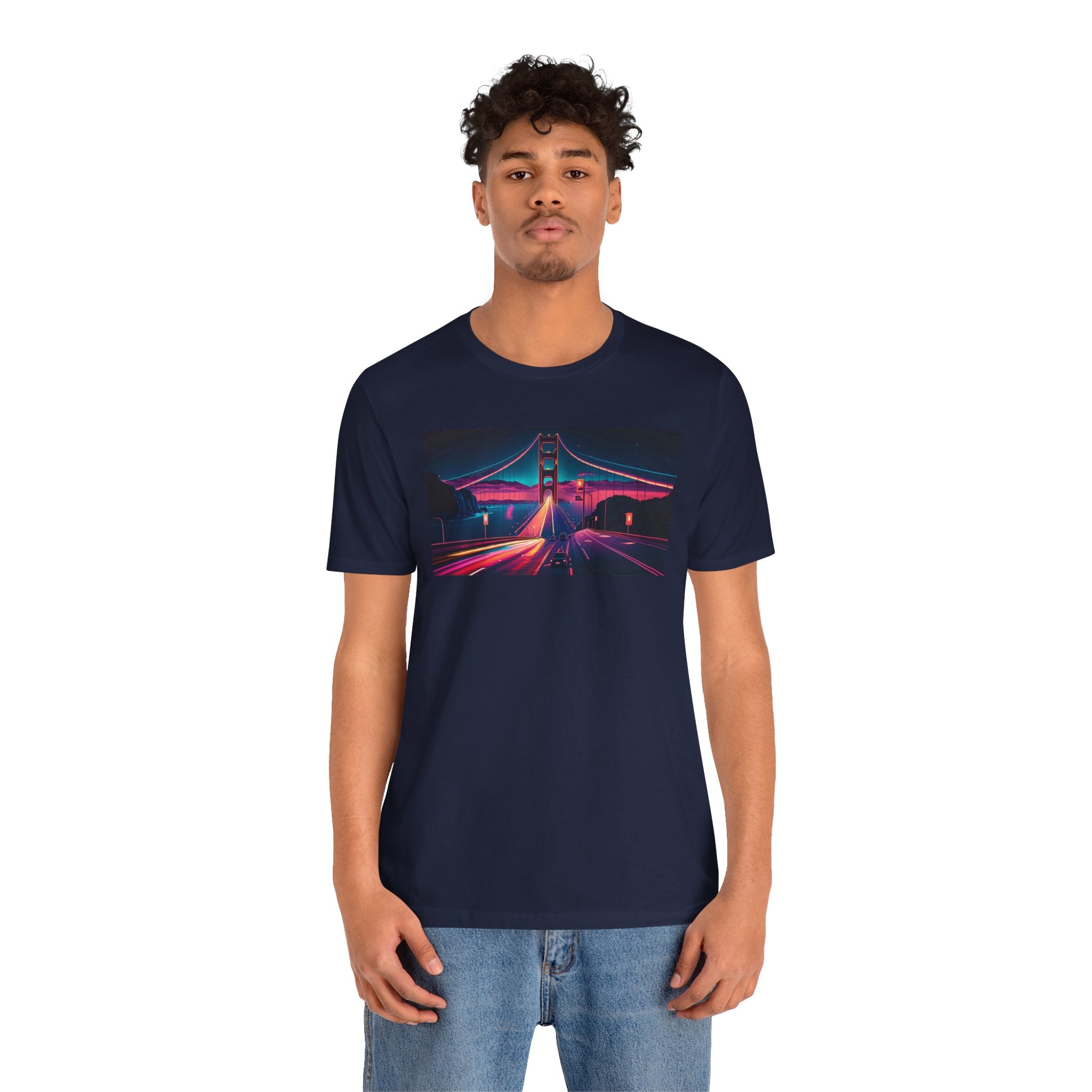 Unisex Jersey Short Sleeve Tee - Golden Gate Bridge, San Francisco, USA
