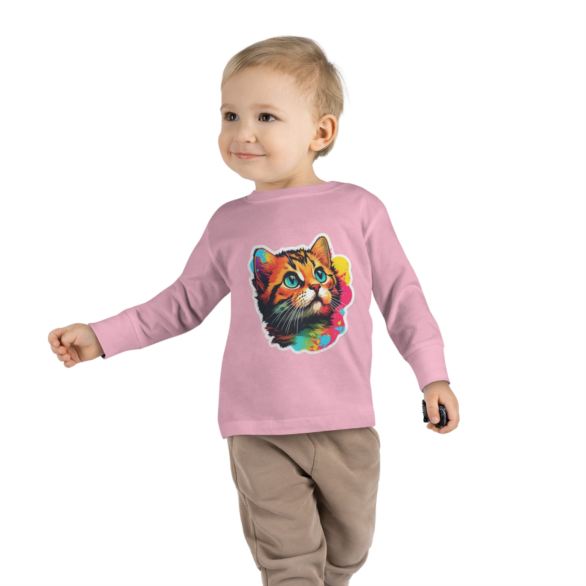 Toddler Long Sleeve Tee - Kittens 05