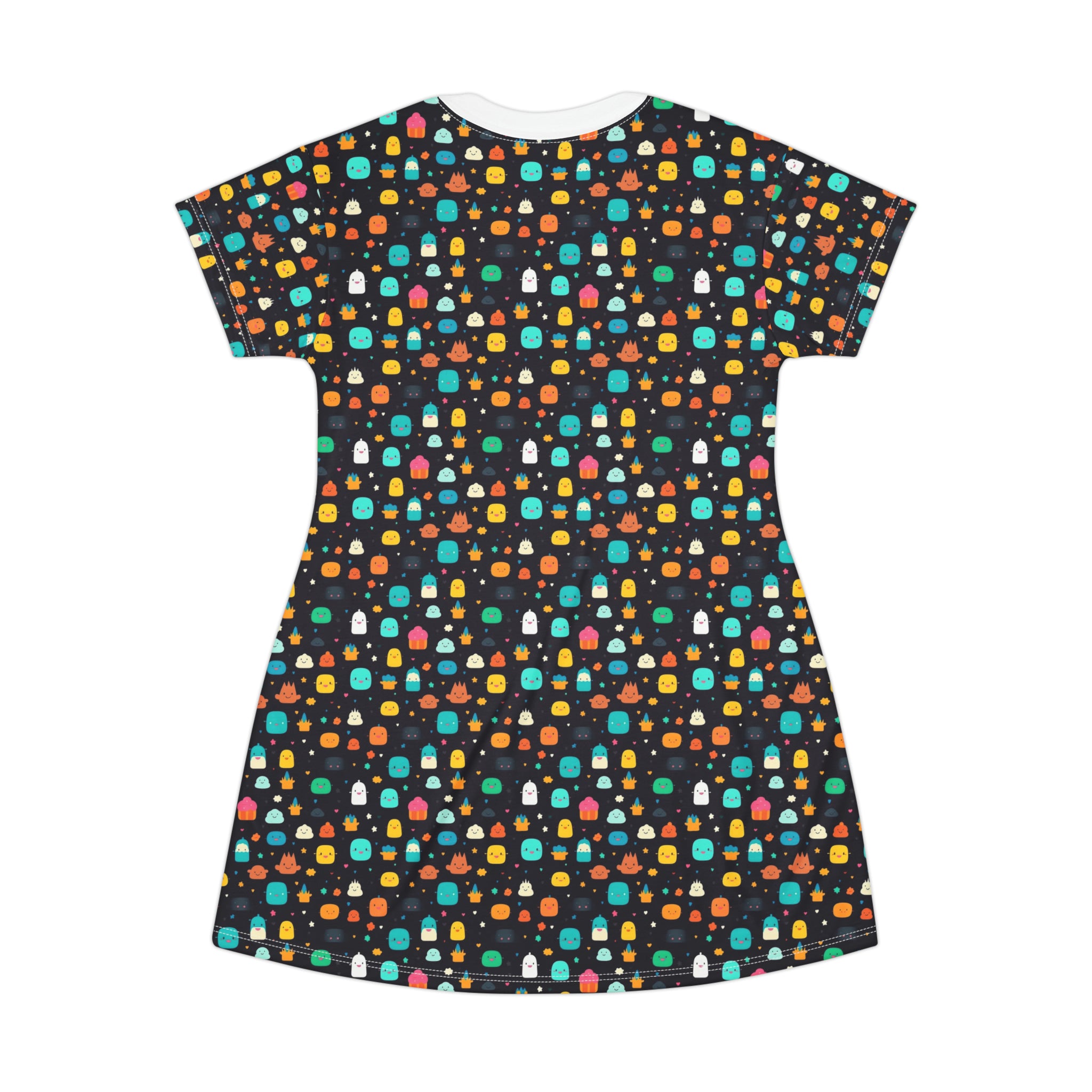 T-Shirt Dress (AOP) - Adorable Seamless Design 10