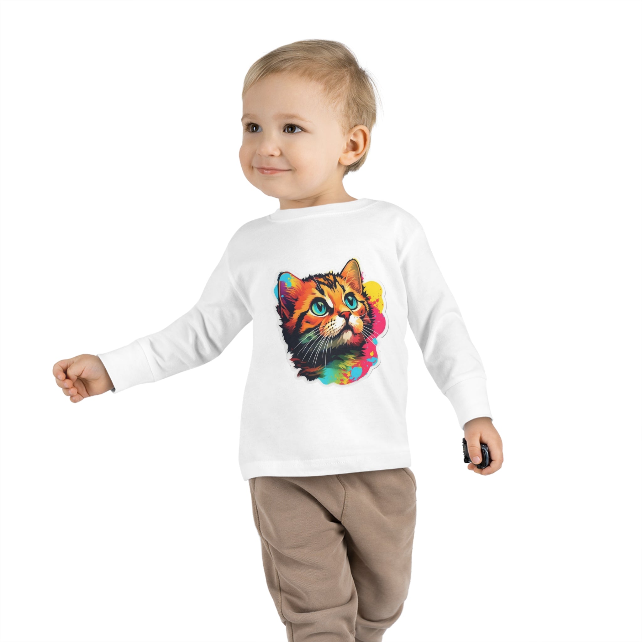Toddler Long Sleeve Tee - Kittens 05