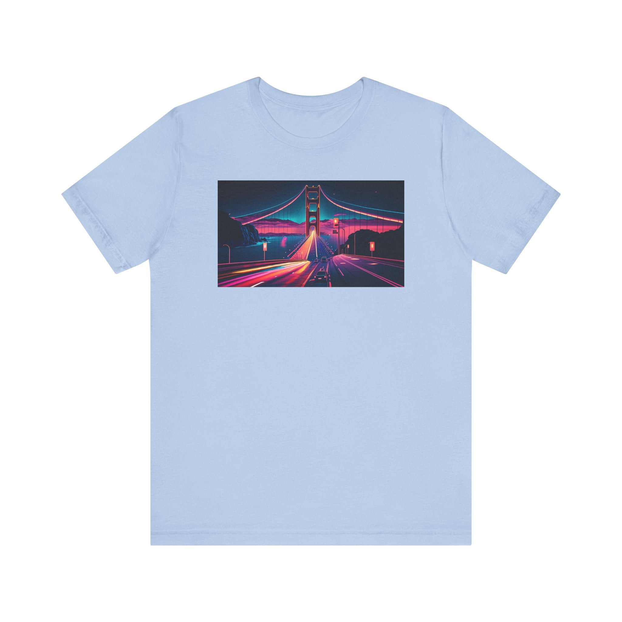 Unisex Jersey Short Sleeve Tee - Golden Gate Bridge, San Francisco, USA