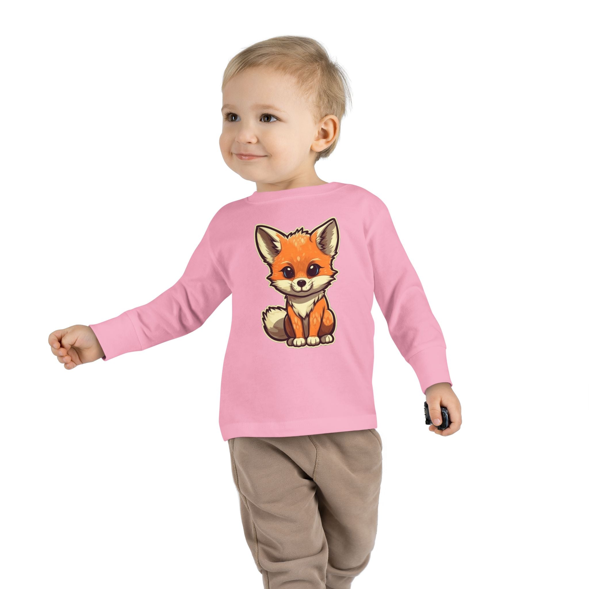 Toddler Long Sleeve Tee - Fox Pup