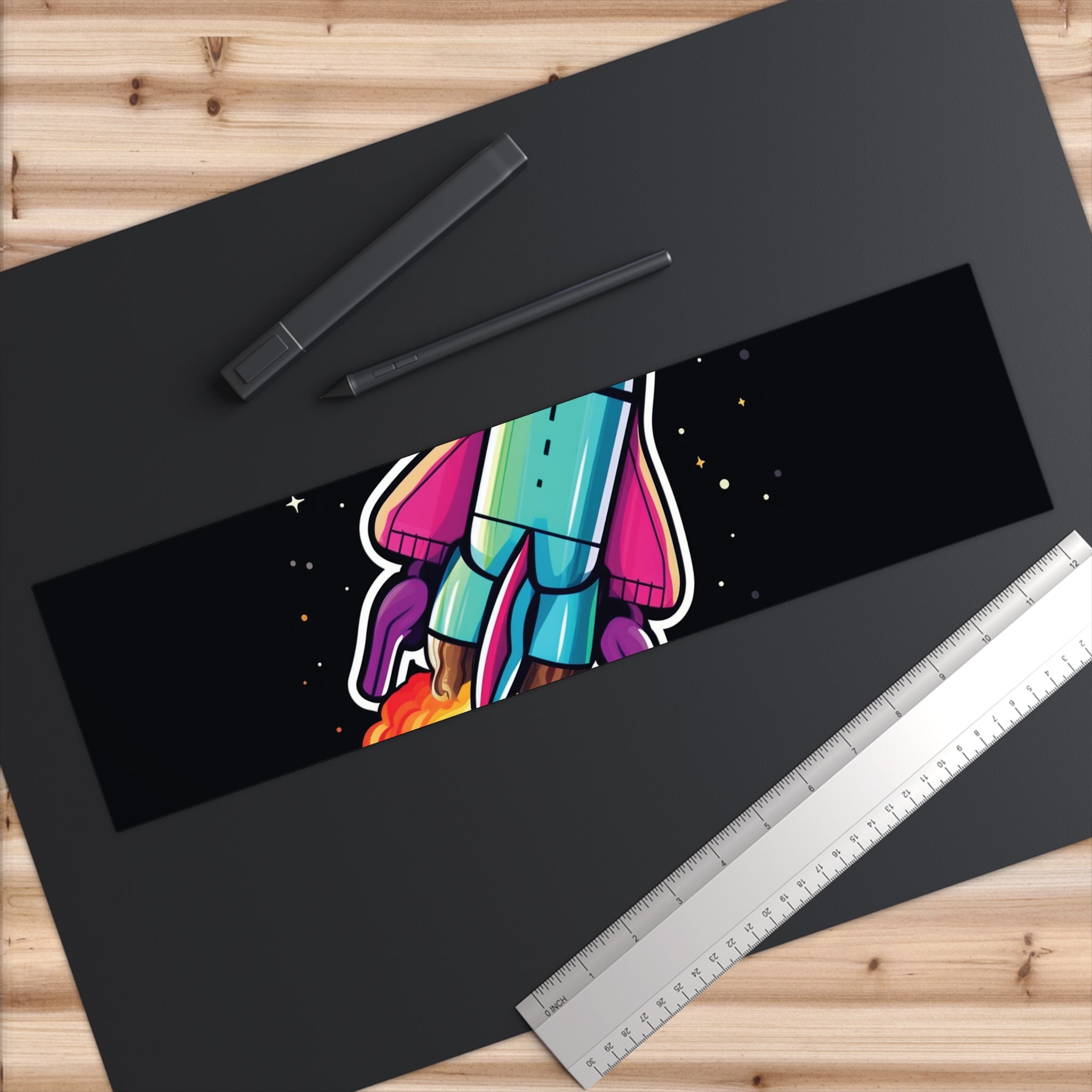 Bumper Stickers - Pop Art Designs, Spaceship 07