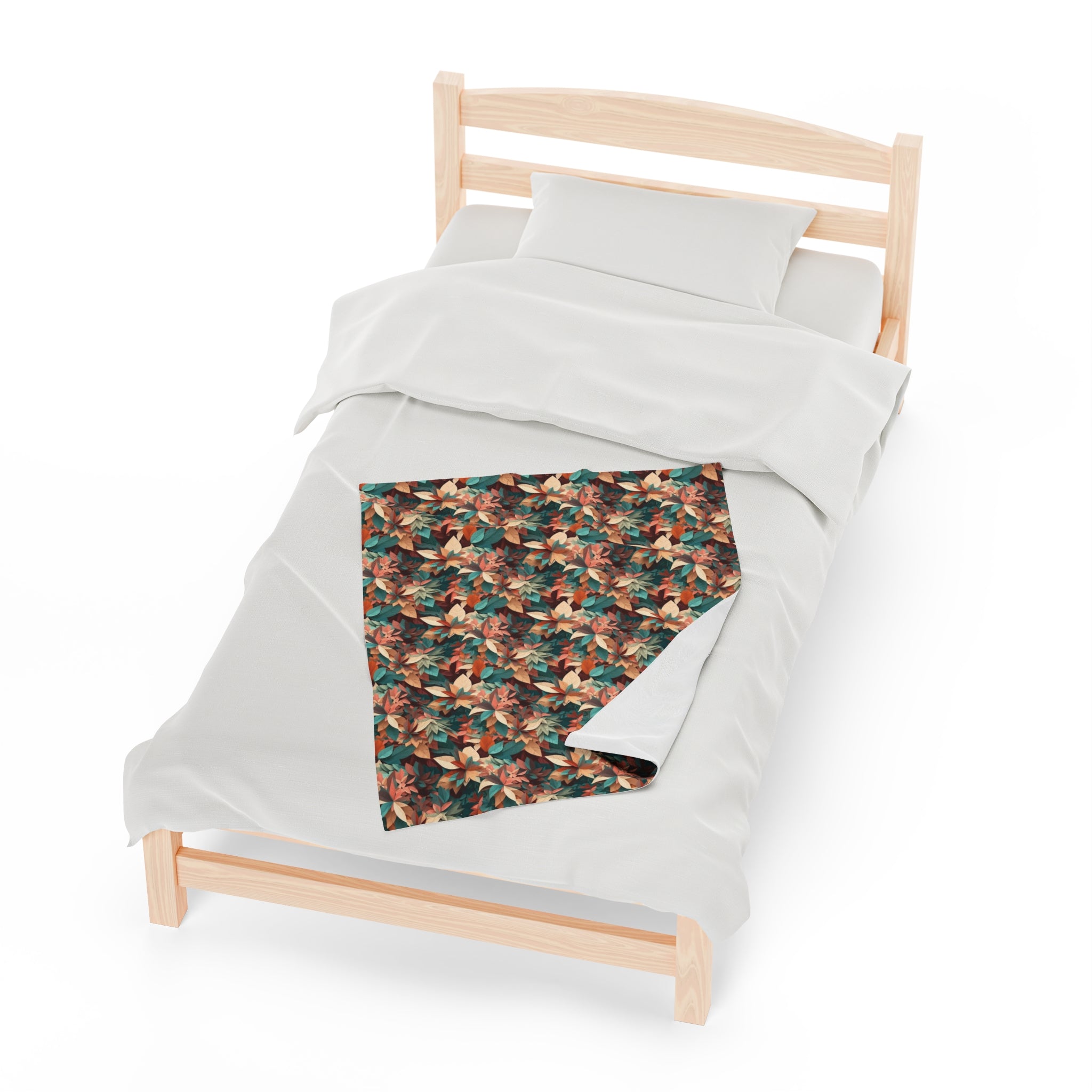 Velveteen Plush Blanket (AOP) - Seamless Abstract Designs 04