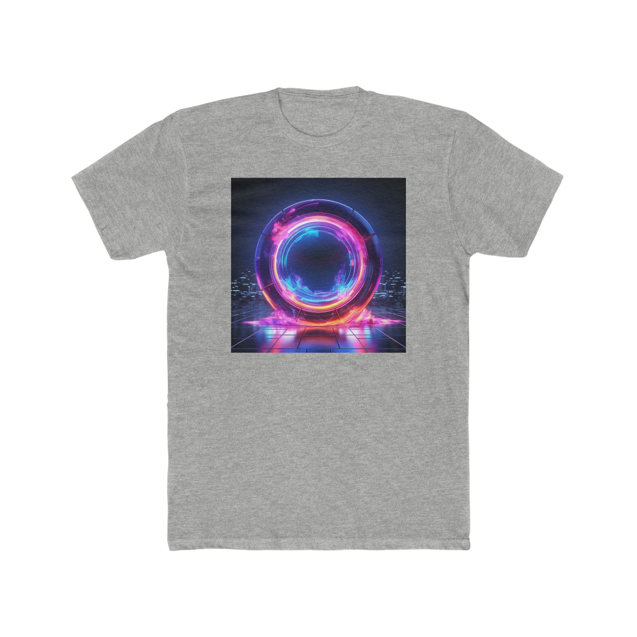 Men's Cotton Crew Tee - Vector Art Design 21