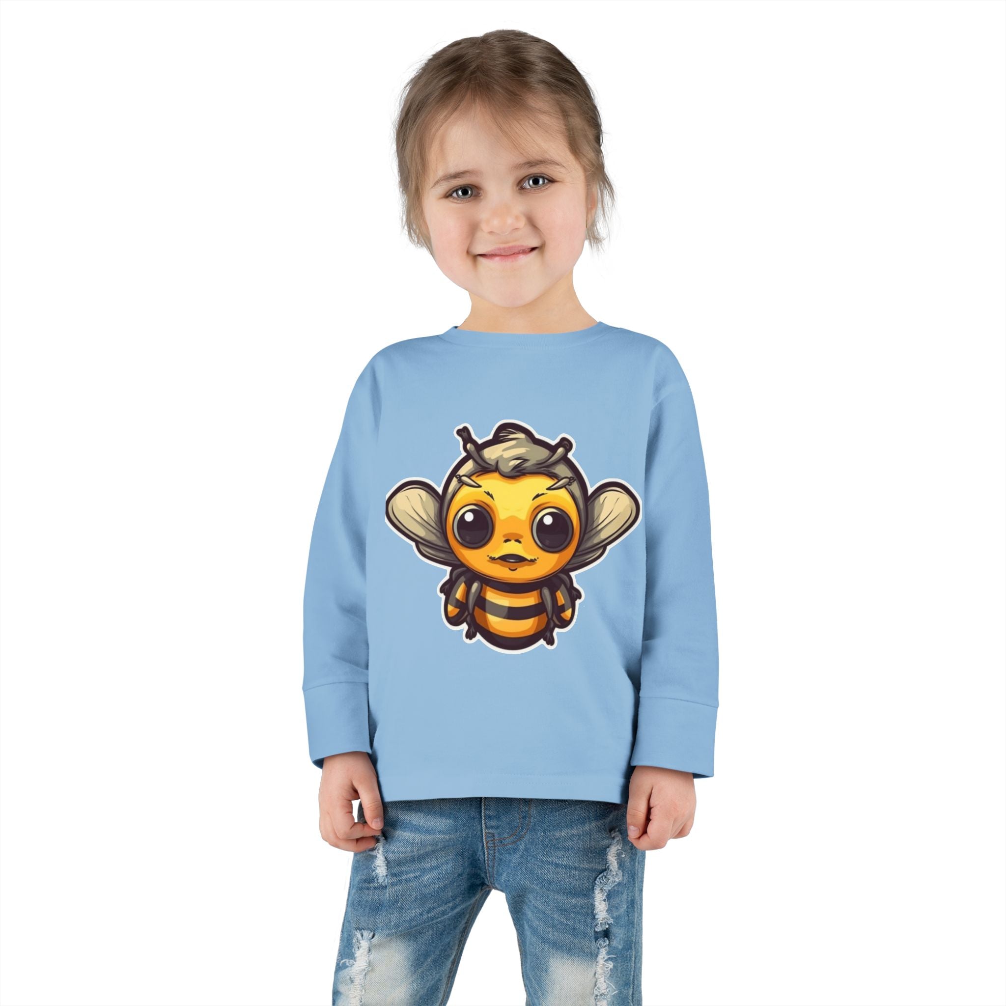 Toddler Long Sleeve Tee - Bee Larva