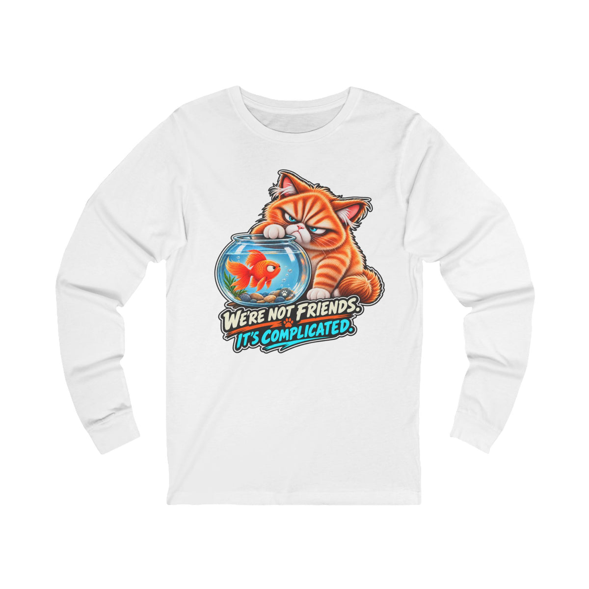 Fish Friend - Mildly Feral - Unisex Long Sleeve Tee