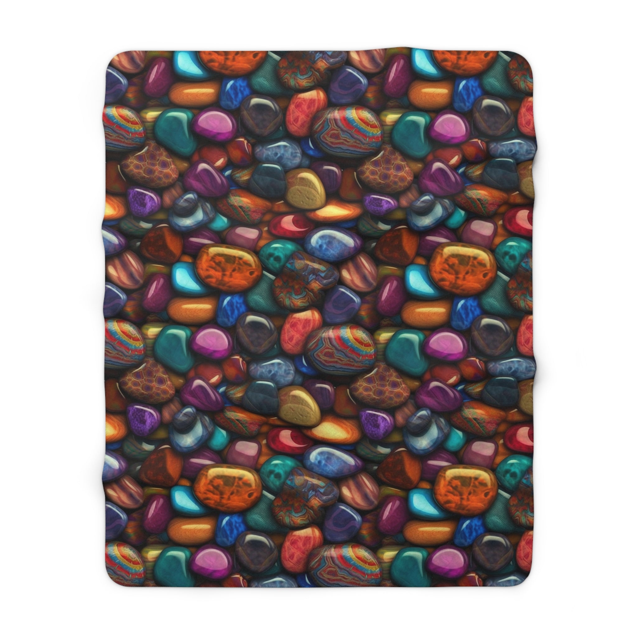 Sherpa Fleece Blanket (AOP) - Seamless Designs 12