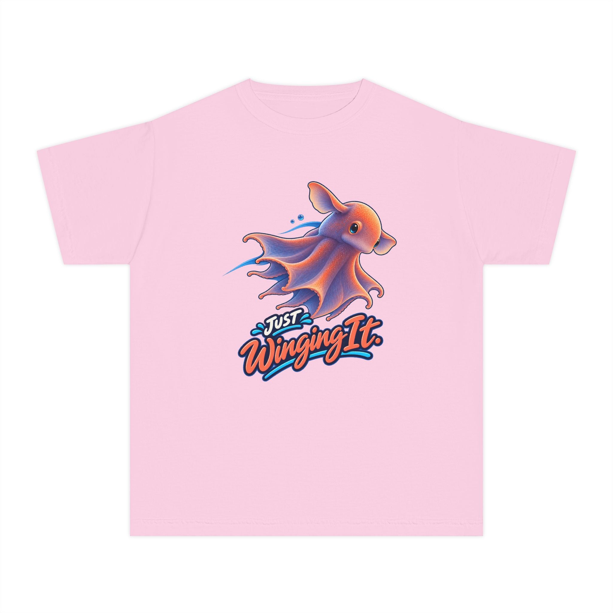 Youth Midweight Cotton Tee - Dumbo Octopus