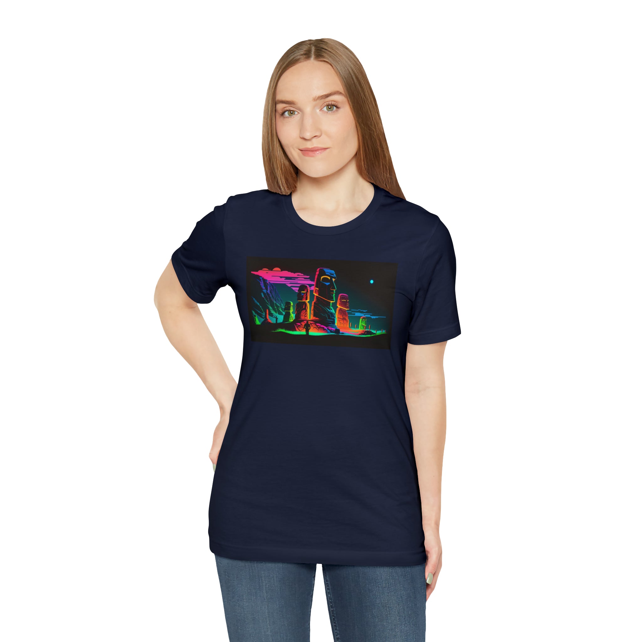 Unisex Jersey Short Sleeve Tee - Easter Islands, Chile