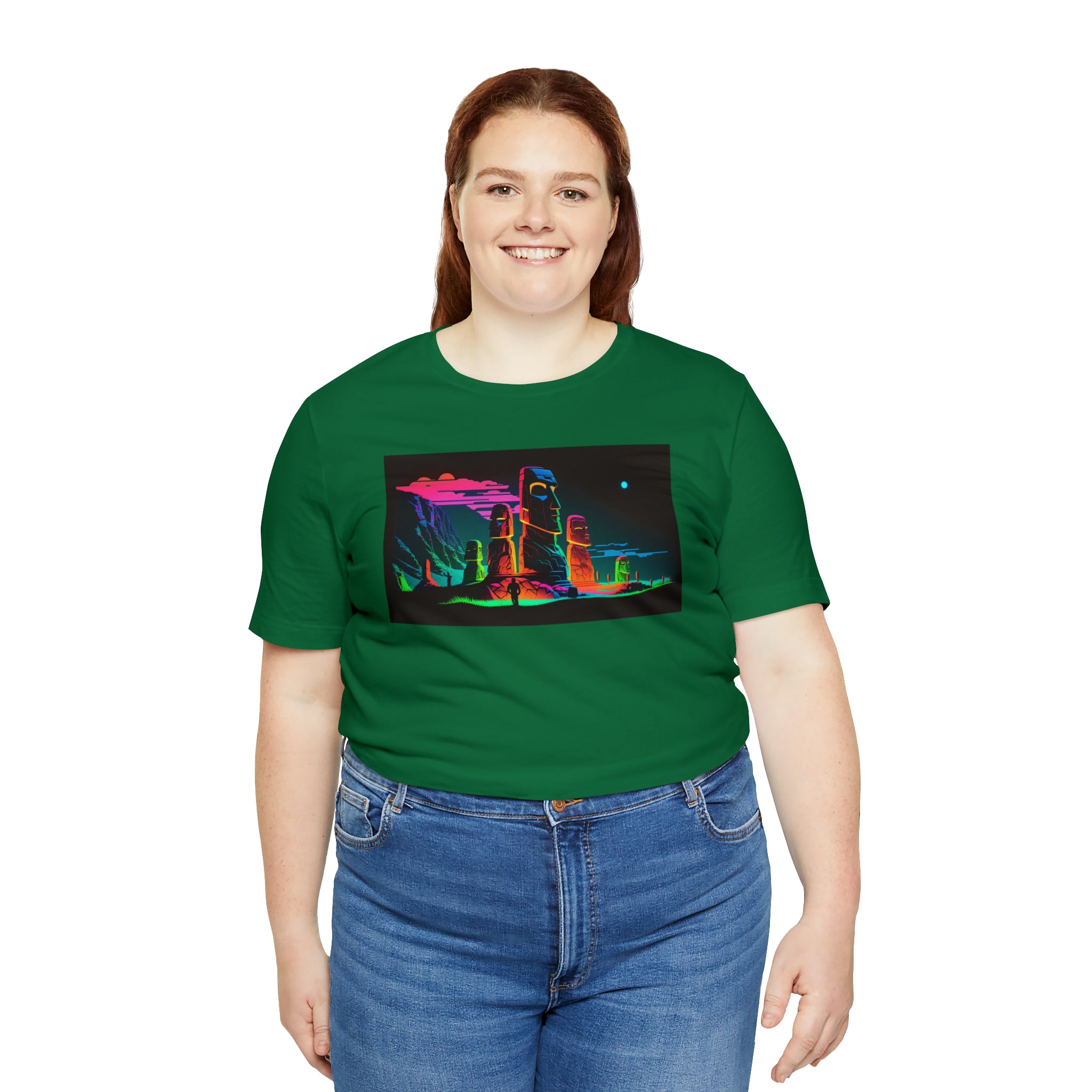 Unisex Jersey Short Sleeve Tee - Easter Islands, Chile