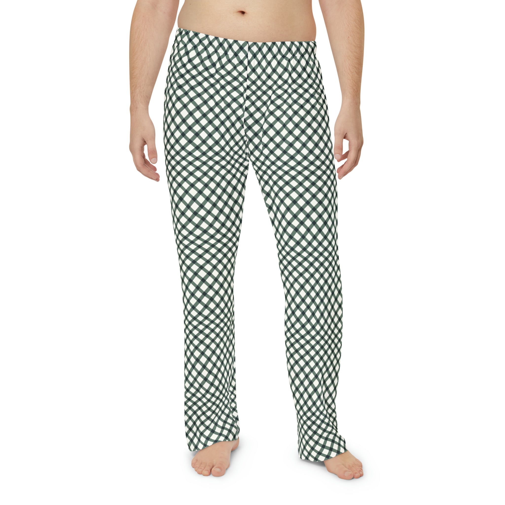 Men's Pajama Pants (AOP) - Seamless Checkered Designs 09