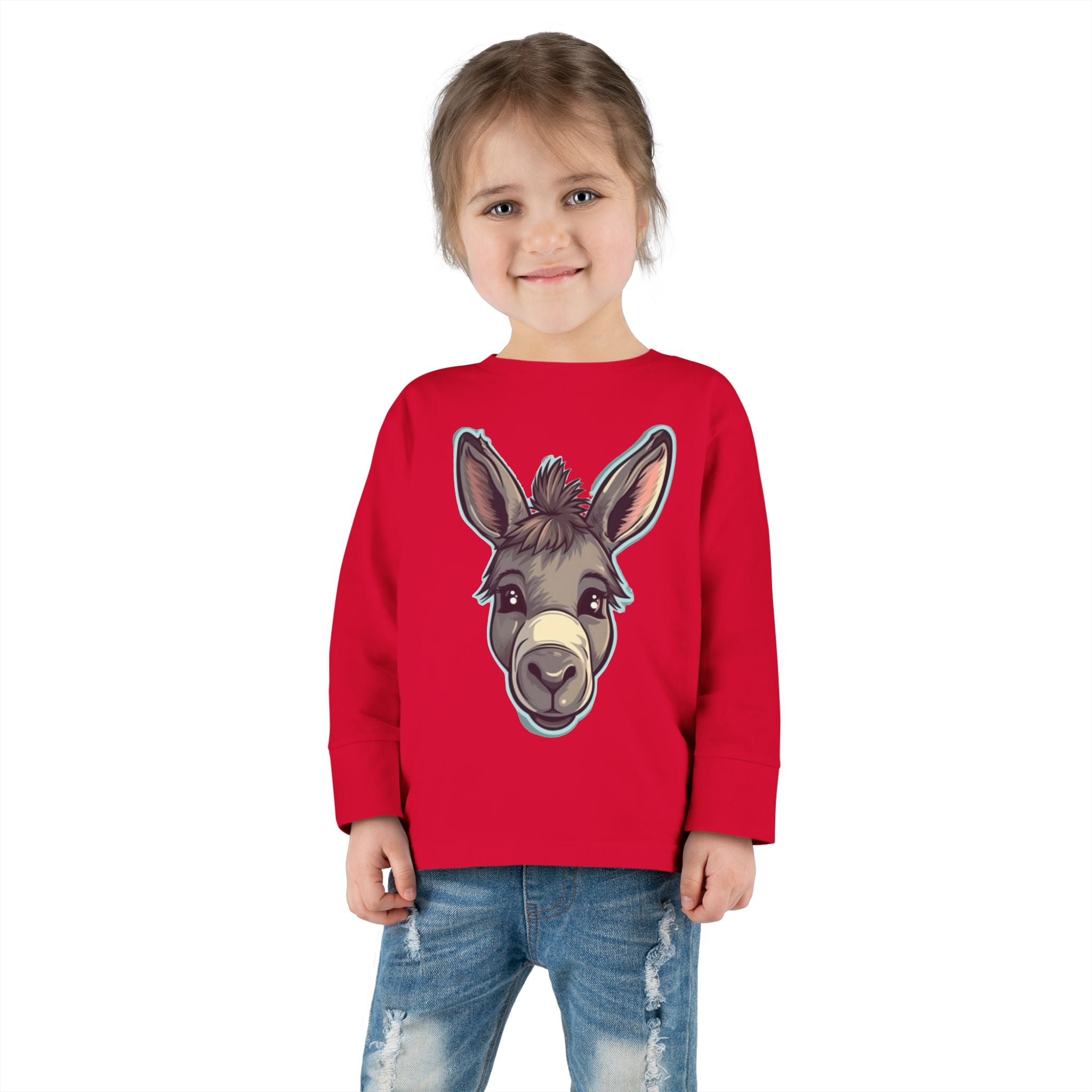 Toddler Long Sleeve Tee - Donkey Foal