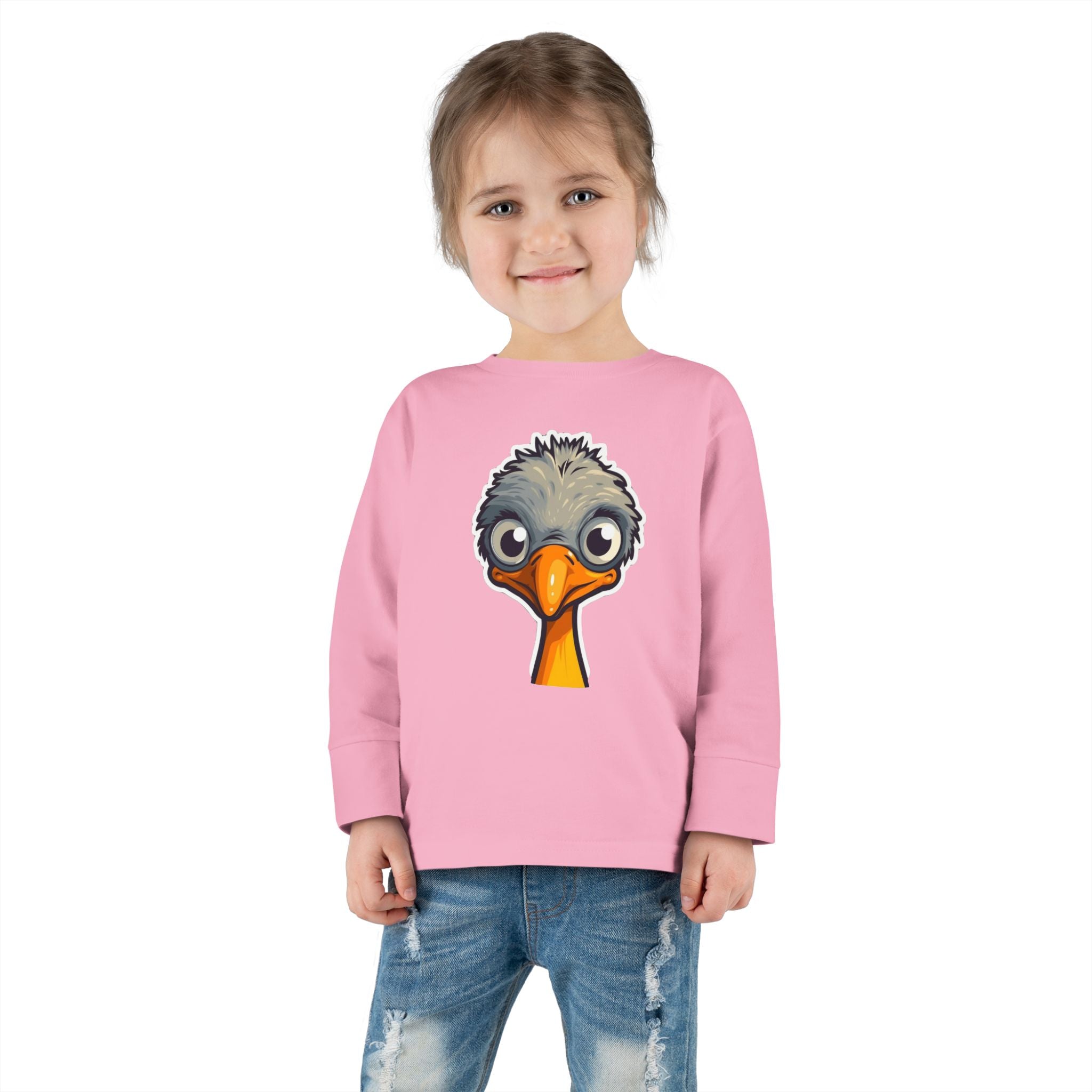 Toddler Long Sleeve Tee - Ostrich Chick