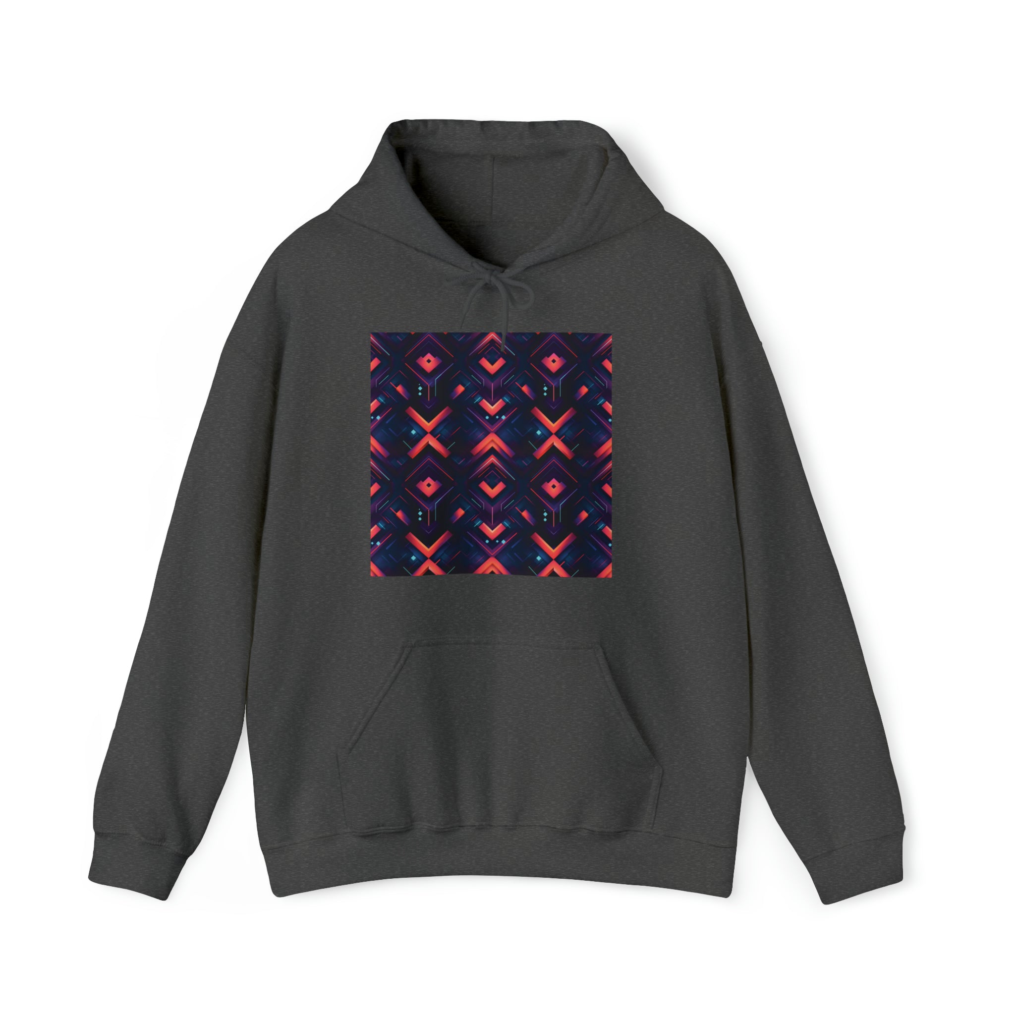Unisex Heavy Blend™ Hooded Sweatshirt - Abstract Neon Designs 03