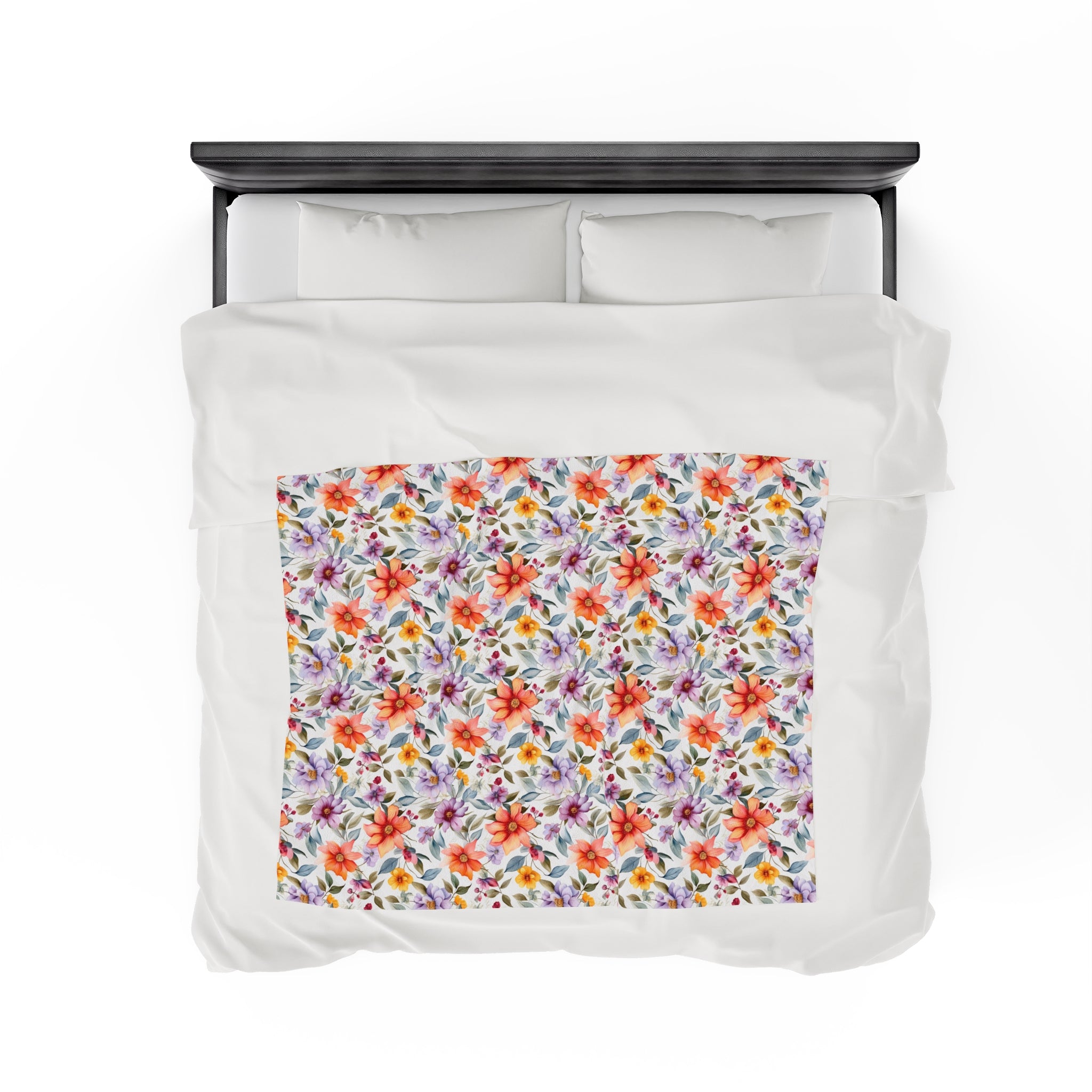 Velveteen Plush Blanket (AOP) - Seamless Abstract Designs 03