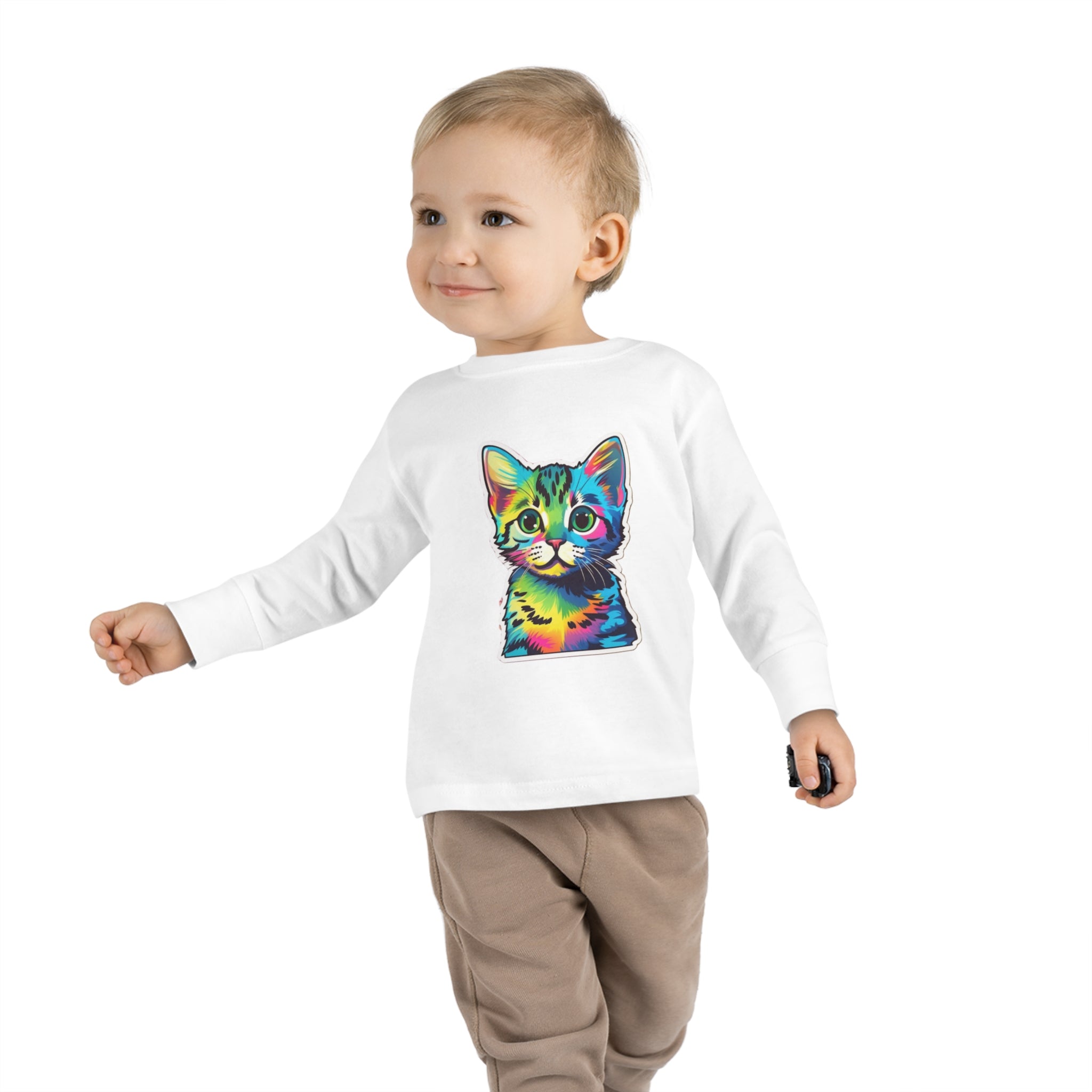 Toddler Long Sleeve Tee - Kittens 06