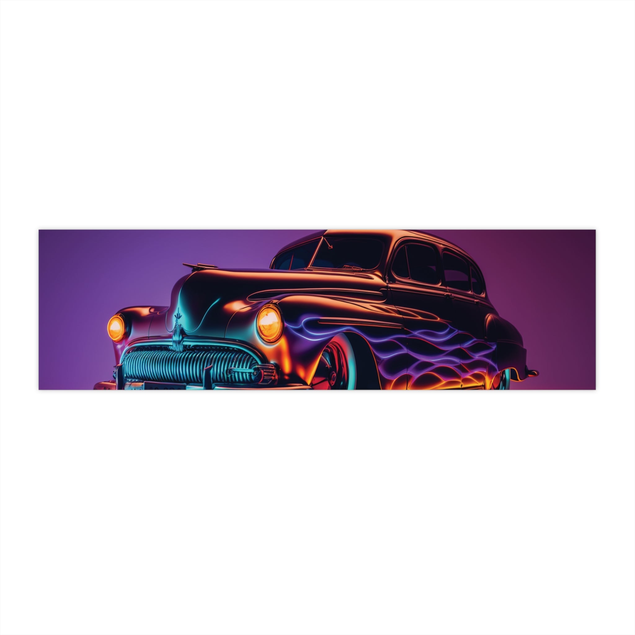 Bumper Stickers - Neon Car Design 06