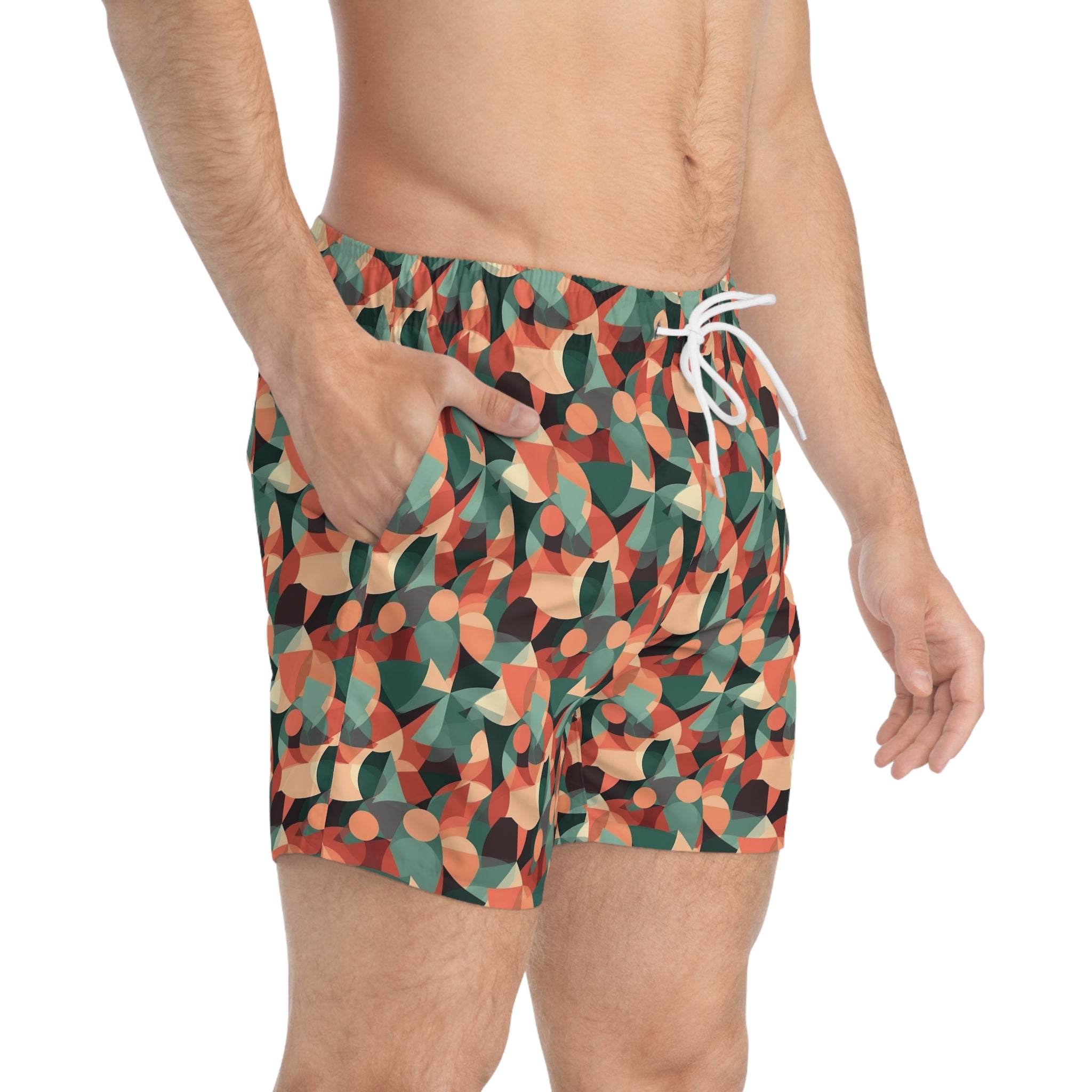 Swim Trunks (AOP) - Seamless Abstract Designs 03