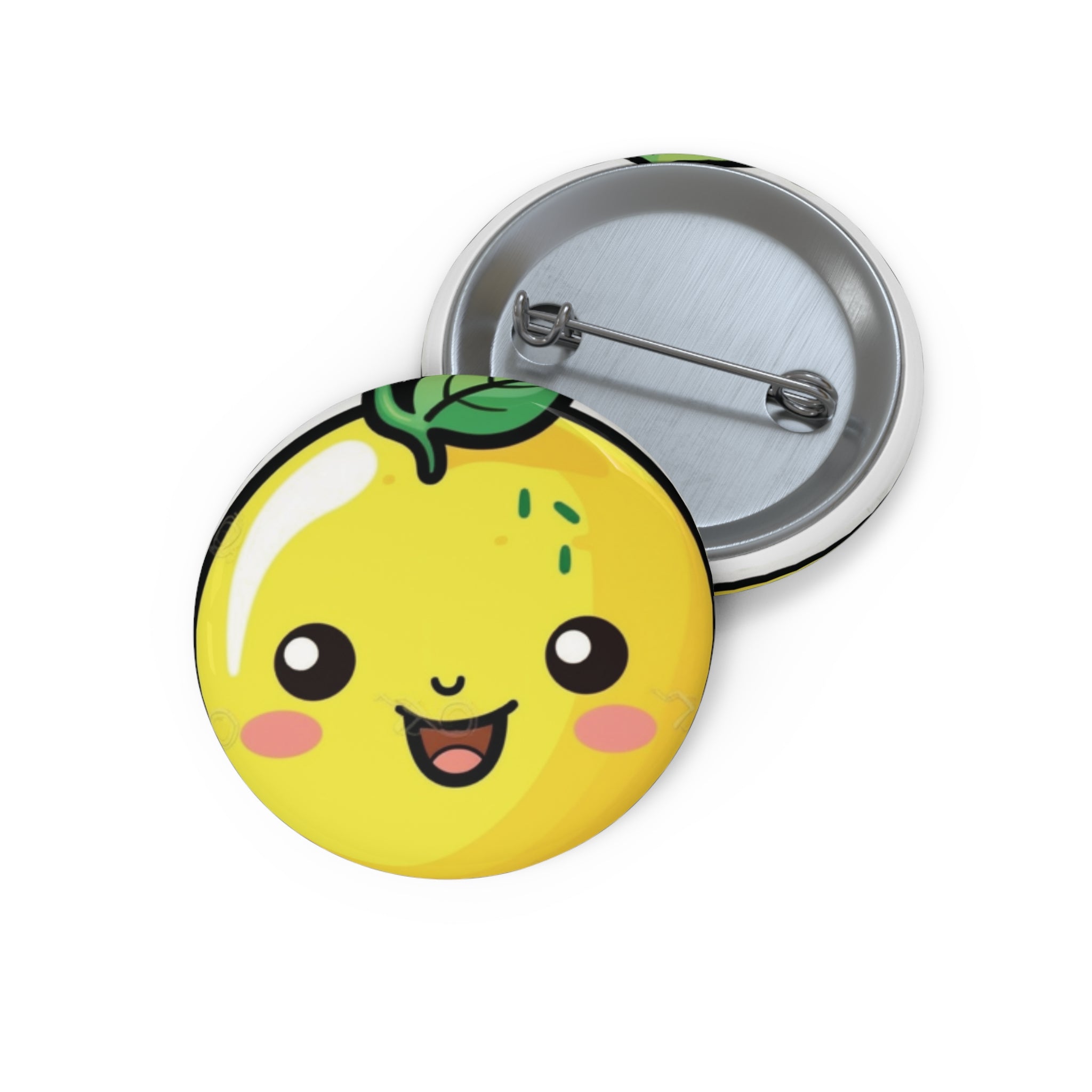 Custom Pin Buttons - Lemon