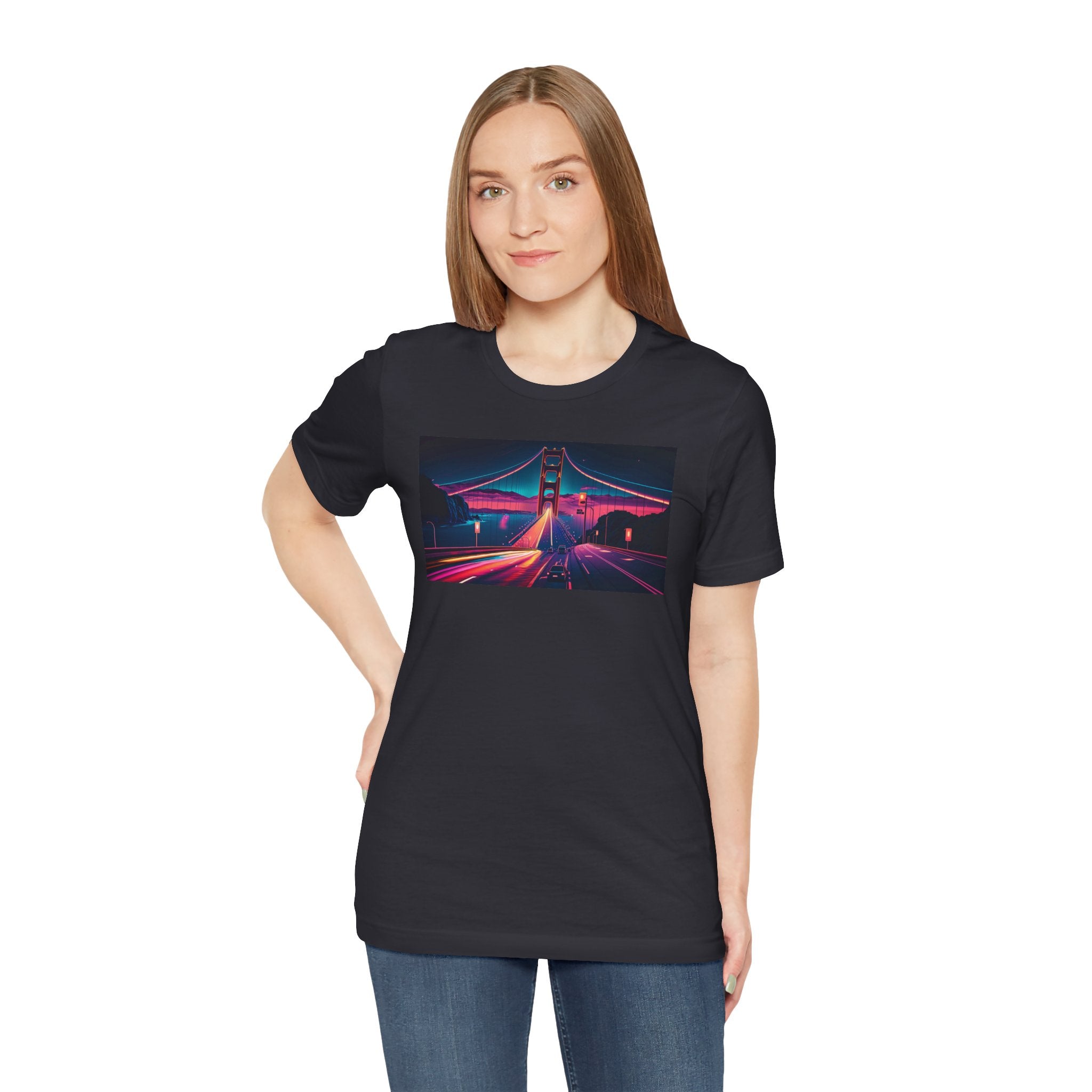 Unisex Jersey Short Sleeve Tee - Golden Gate Bridge, San Francisco, USA