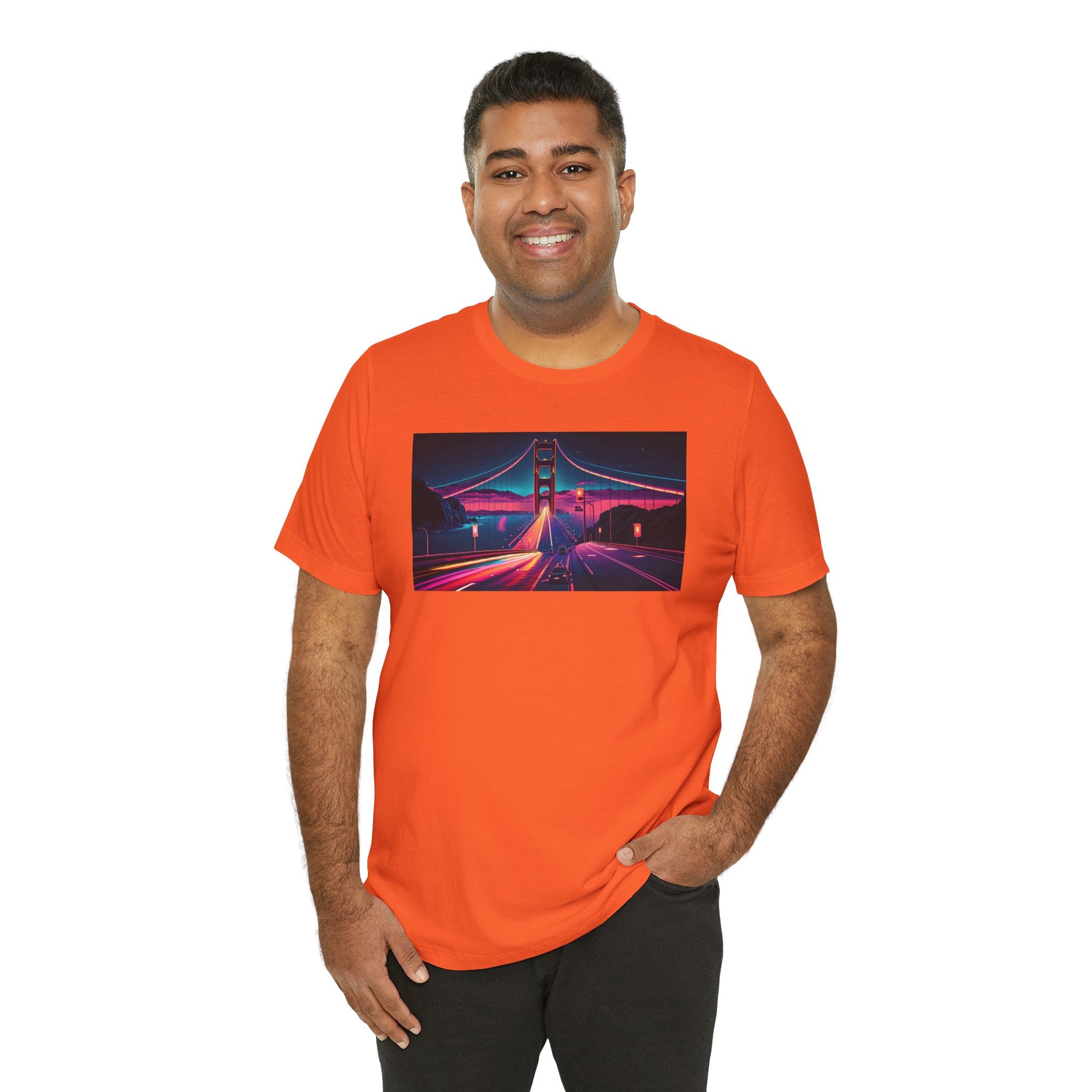 Unisex Jersey Short Sleeve Tee - Golden Gate Bridge, San Francisco, USA