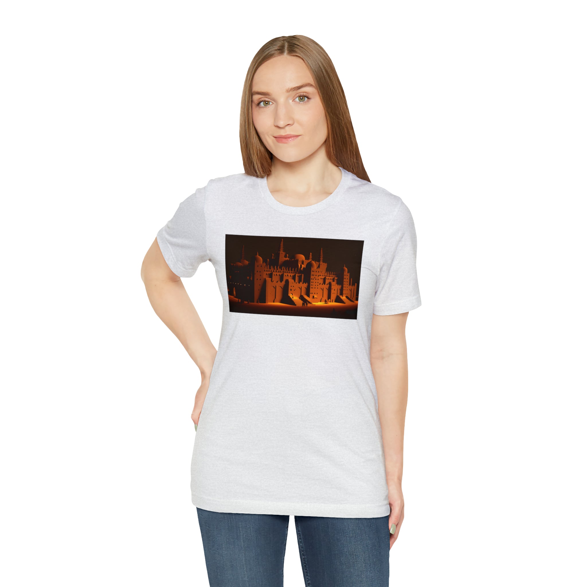 Unisex Jersey Short Sleeve Tee - Great Mosque of Djenné, Mali