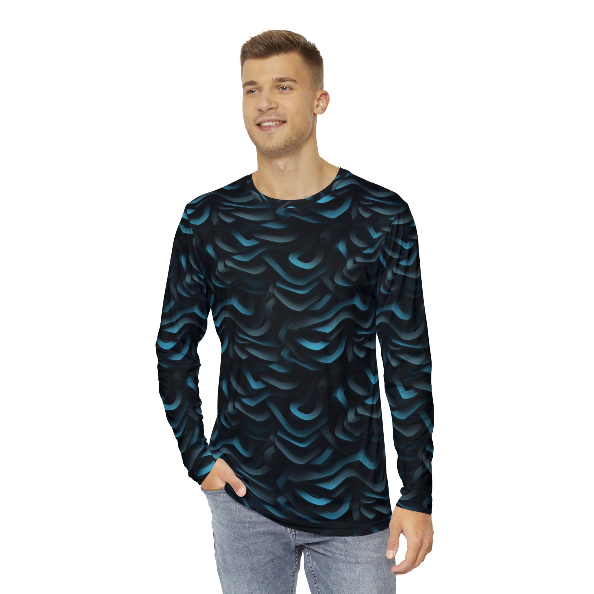 Men's Long Sleeve Shirt (AOP) - Designs 03