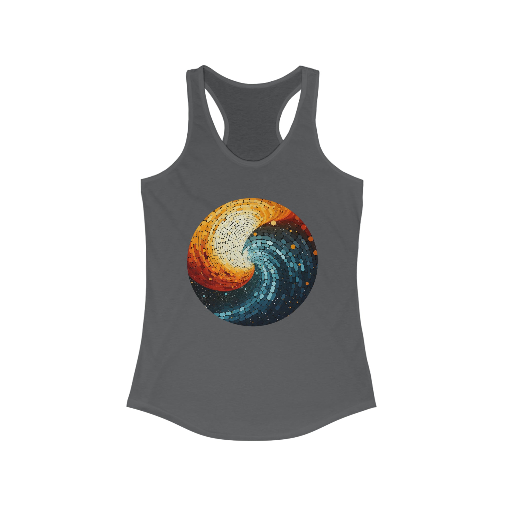 Women's Ideal Racerback Tank - Pointillism Designs 18