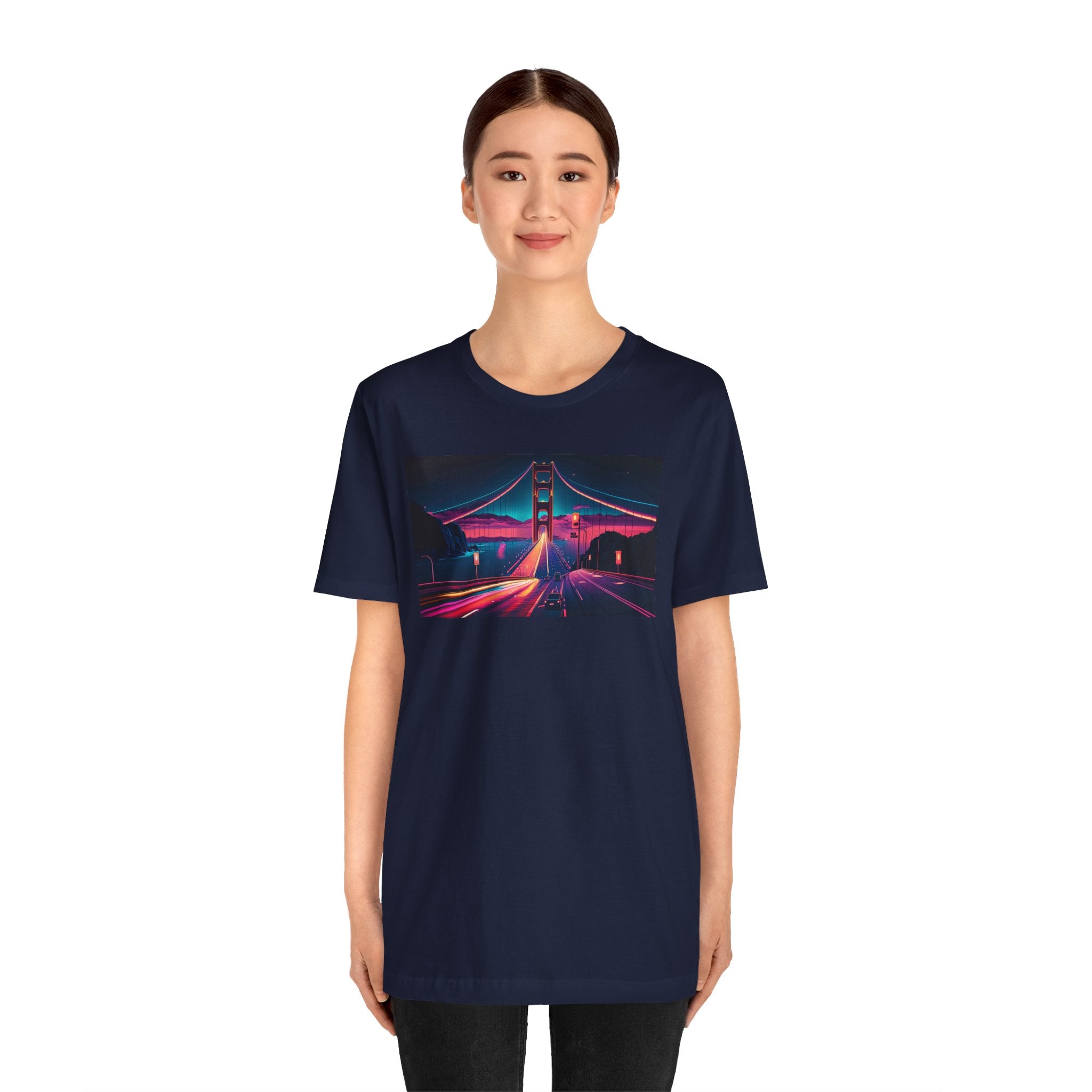 Unisex Jersey Short Sleeve Tee - Golden Gate Bridge, San Francisco, USA