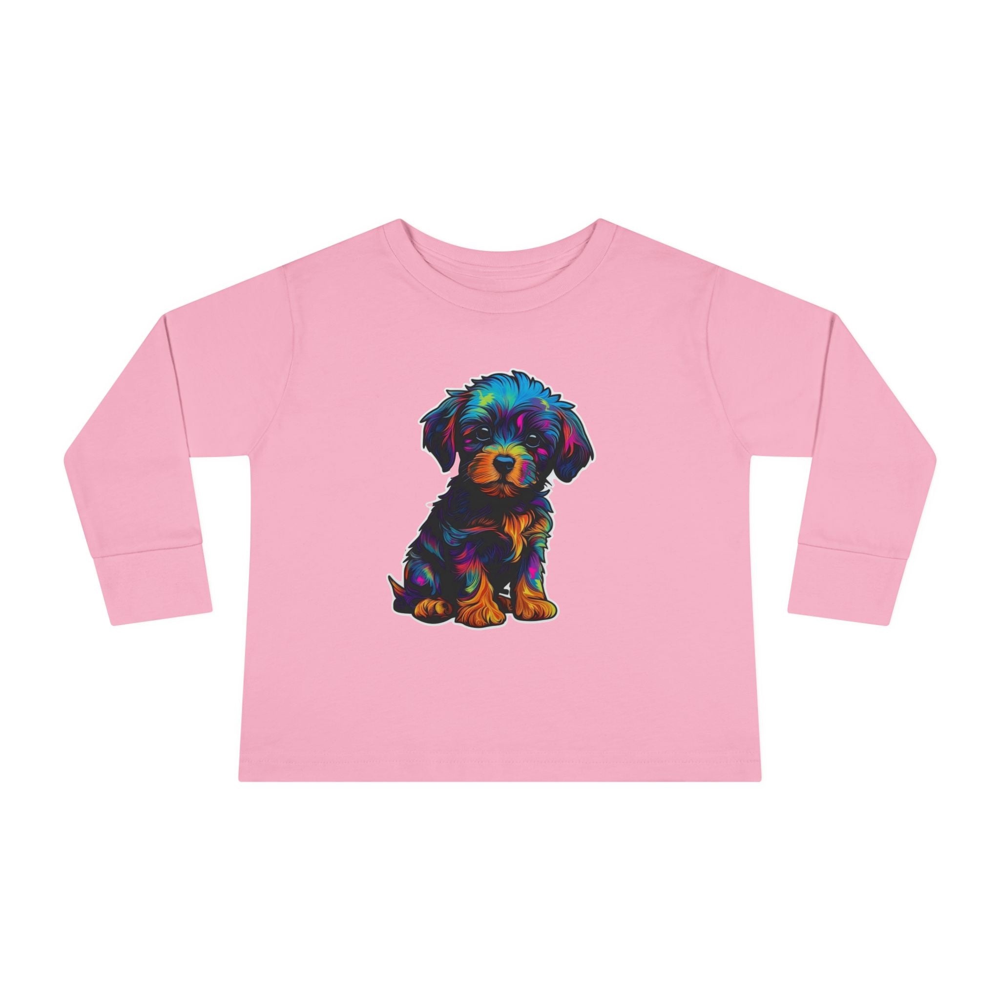 Toddler Long Sleeve Tee - Puppies 04