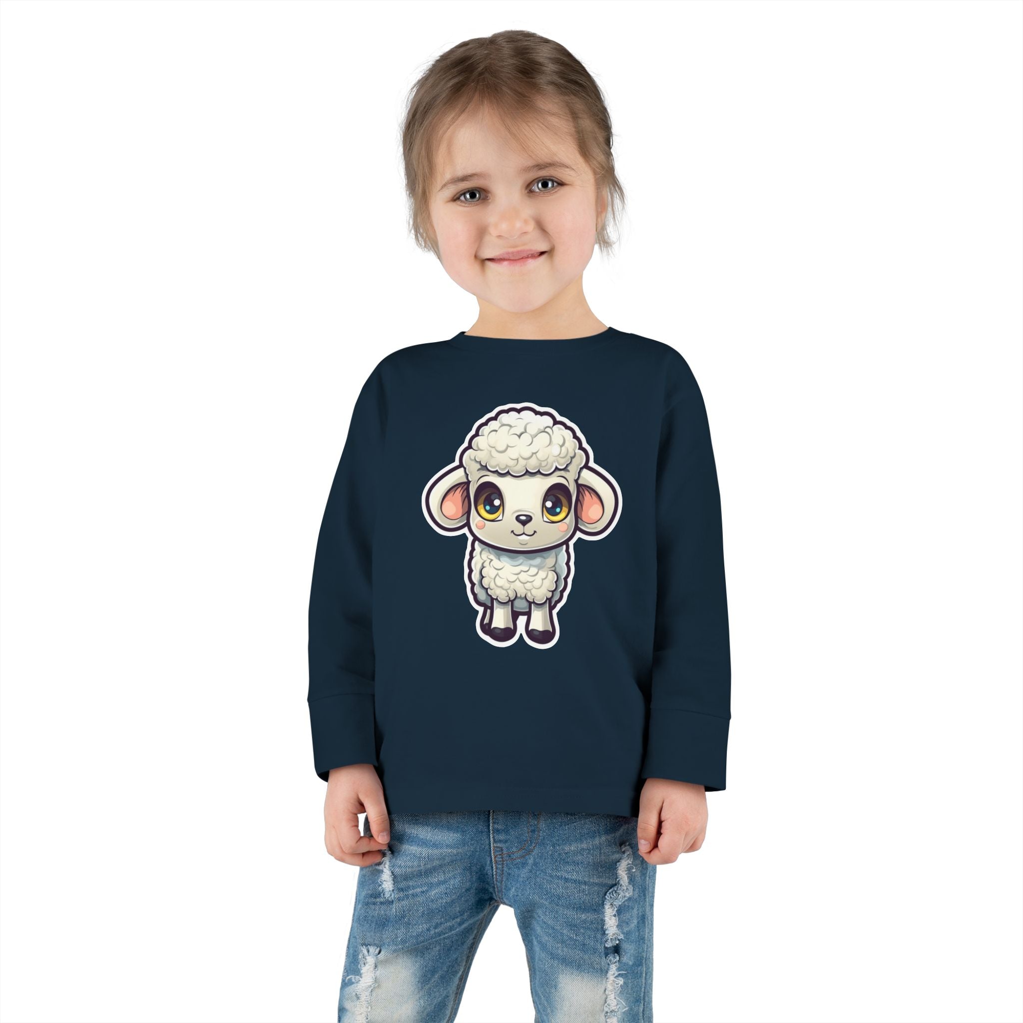 Toddler Long Sleeve Tee - Sheep Lamb