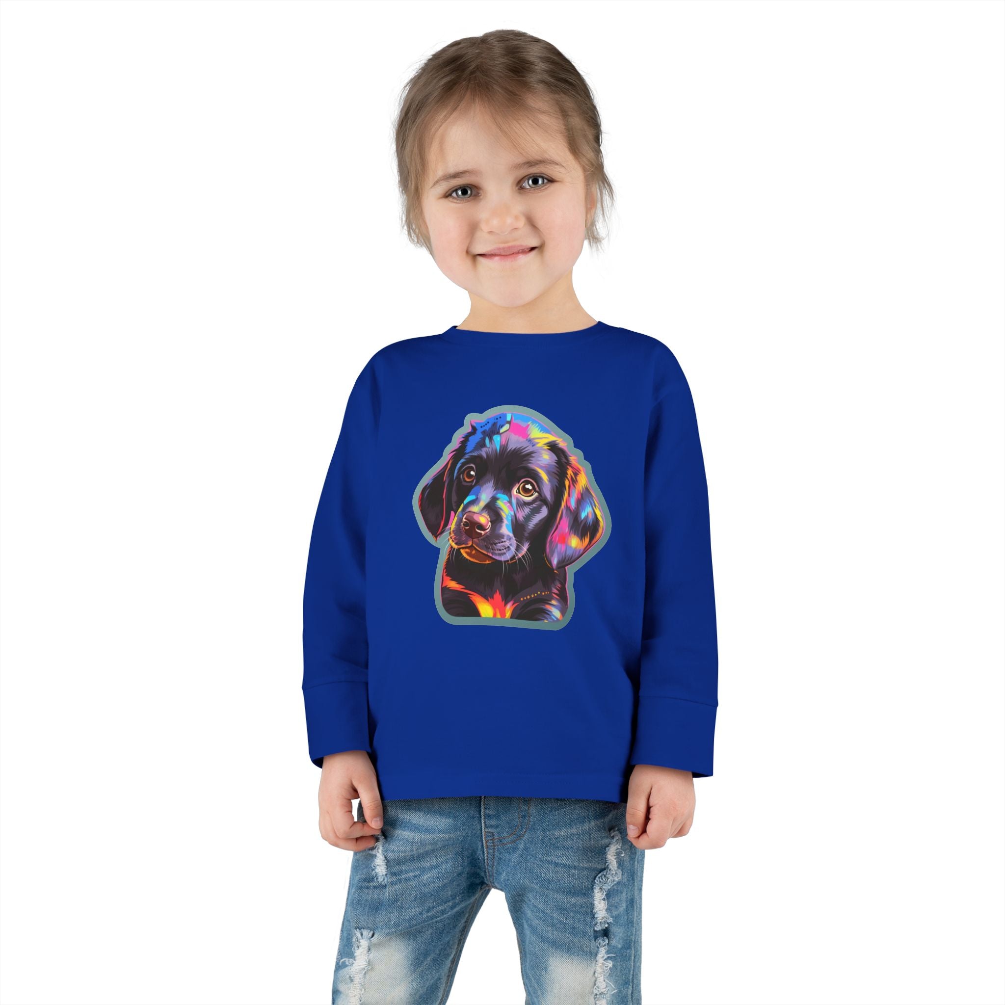 Toddler Long Sleeve Tee - Puppies 02