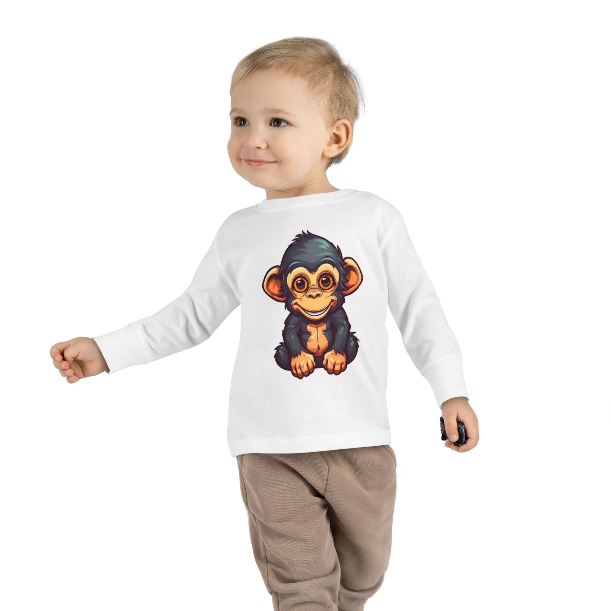 Toddler Long Sleeve Tee - Chimpanzee Infant