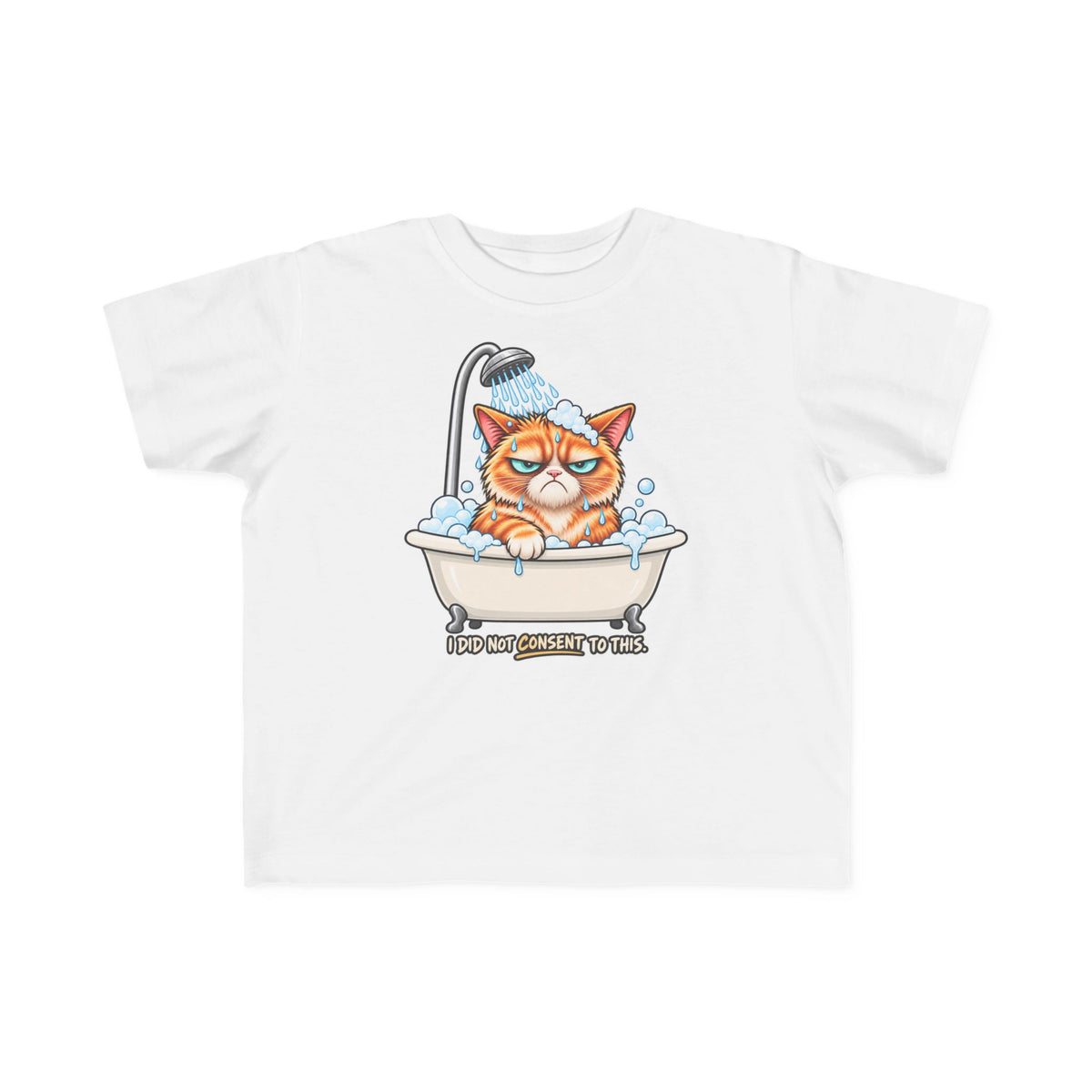 Forced Hydration - Mildly Feral - Toddler Short Sleeve Tee