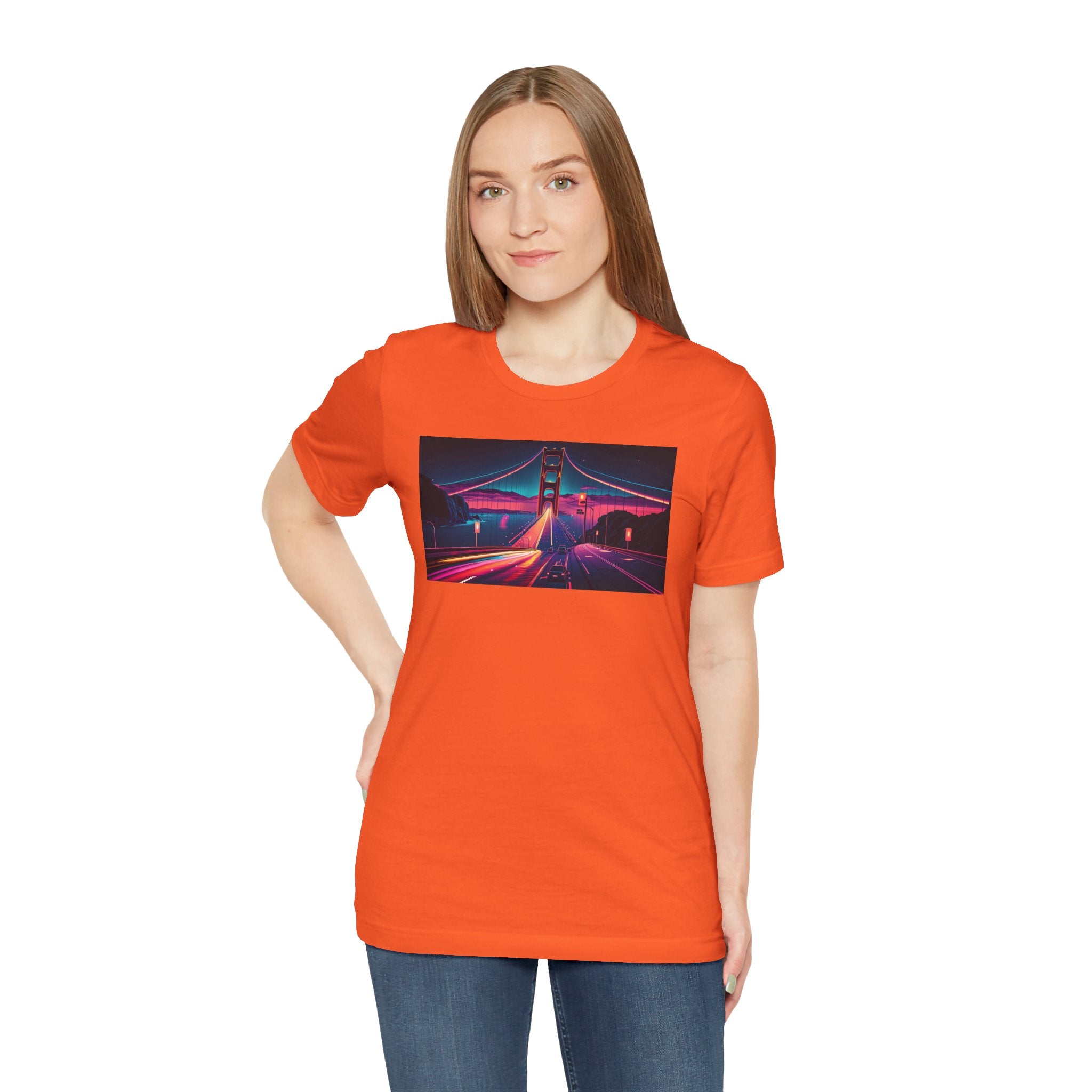 Unisex Jersey Short Sleeve Tee - Golden Gate Bridge, San Francisco, USA