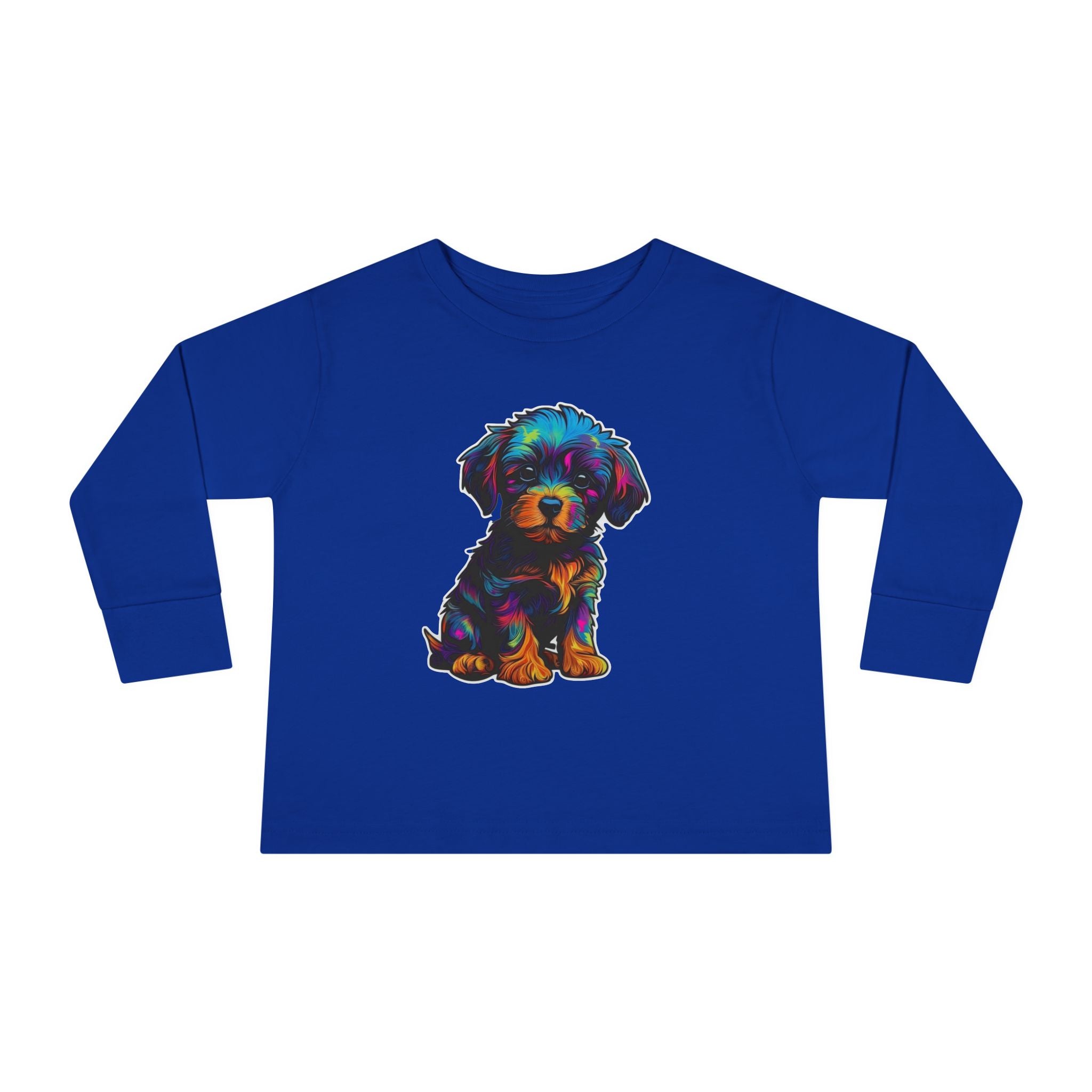 Toddler Long Sleeve Tee - Puppies 04