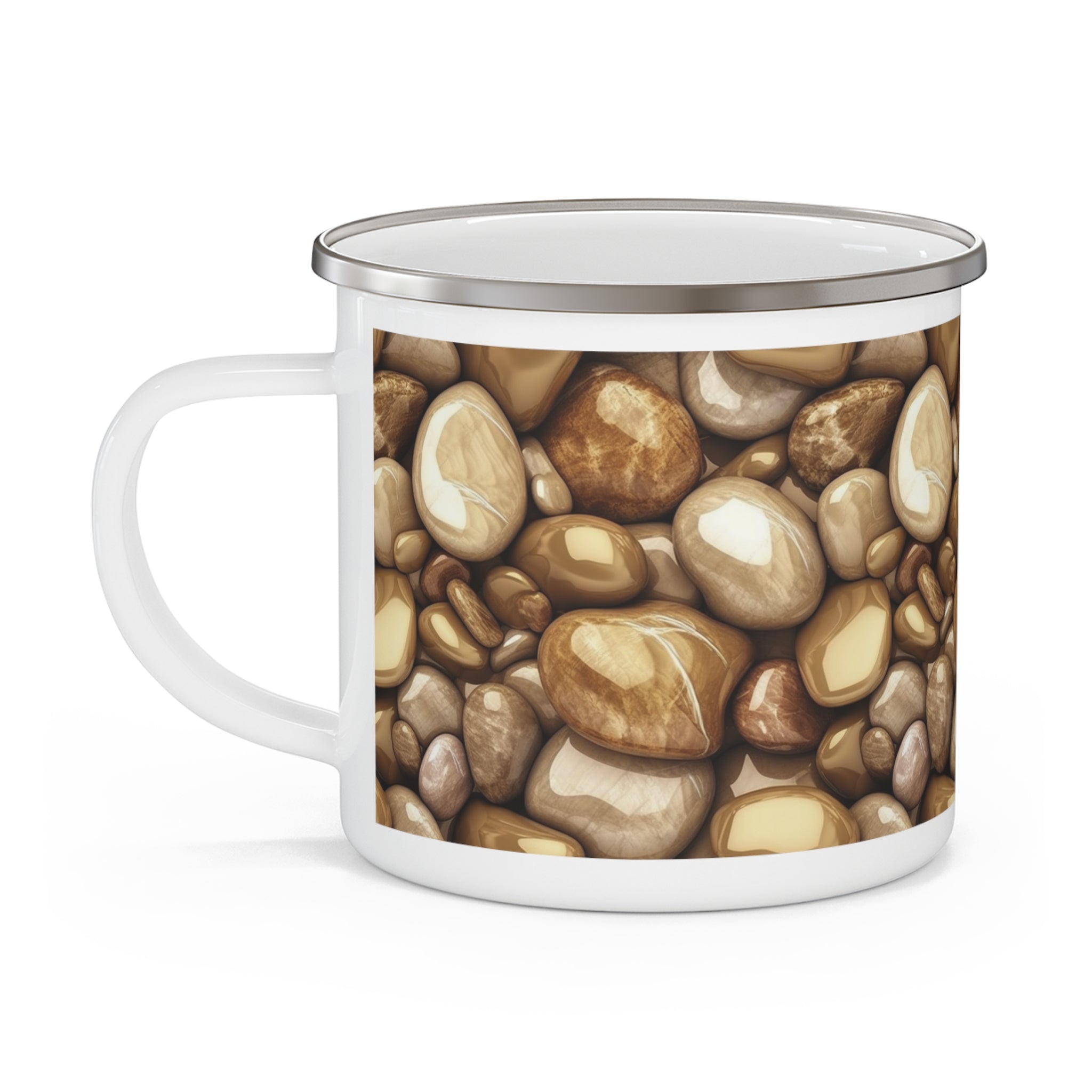 Enamel Camping Mug - Seamless Designs 03