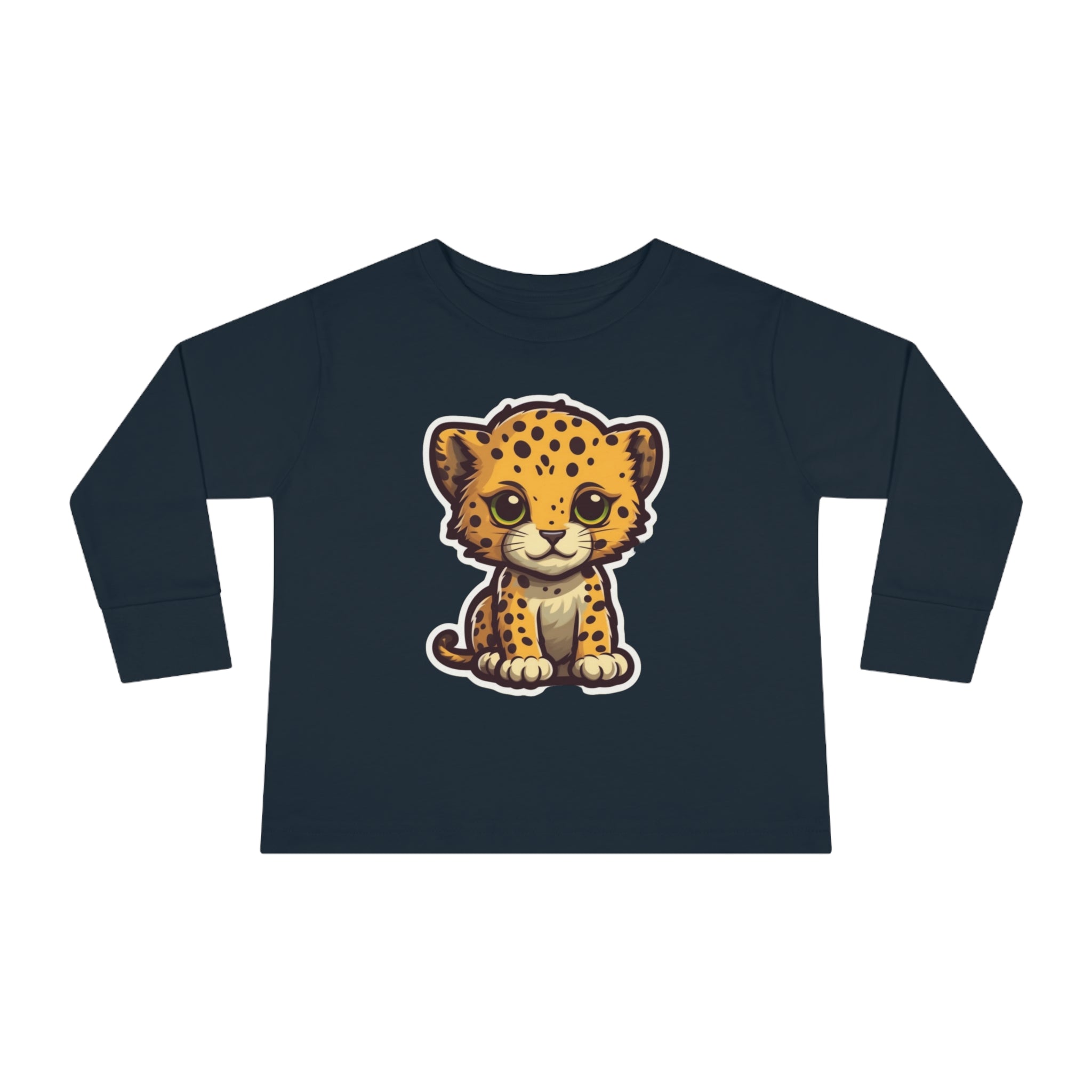 Toddler Long Sleeve Tee - Cheetah Cub