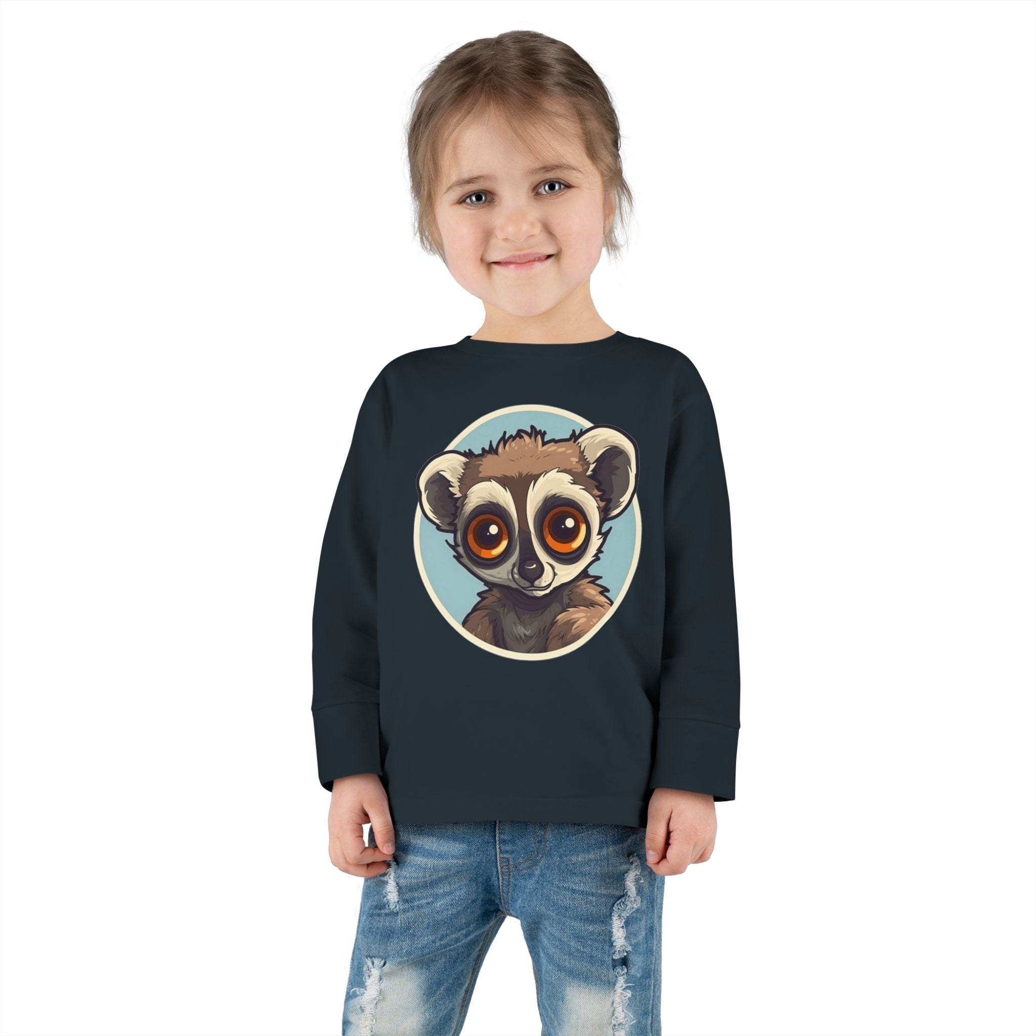 Toddler Long Sleeve Tee - Lemur Pup