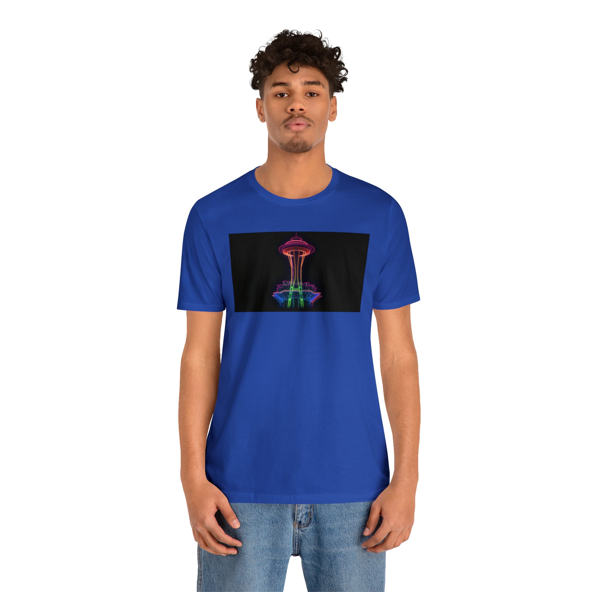 Unisex Jersey Short Sleeve Tee - Space Needle, Seattle, USA