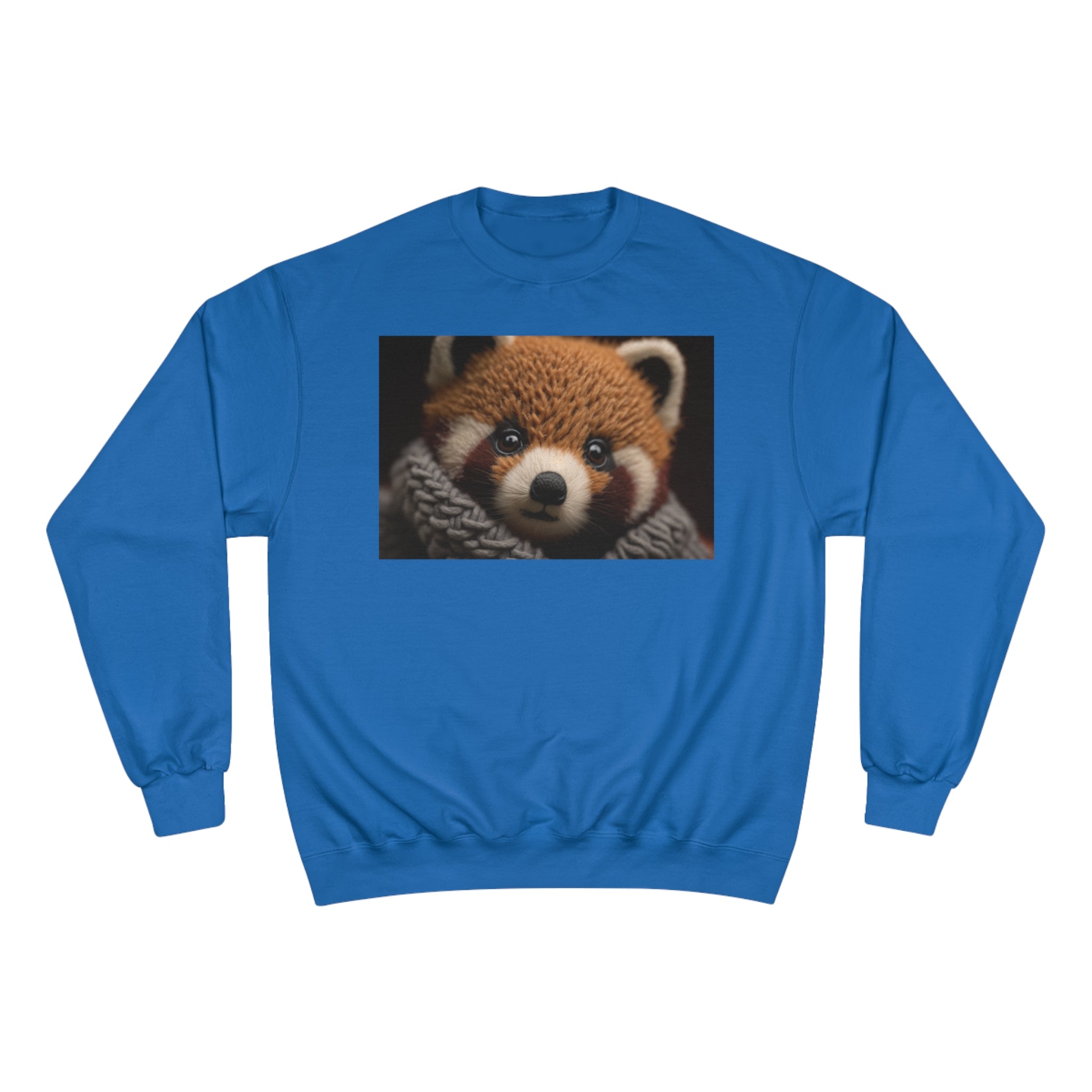 Champion Sweatshirt - Knit Animals, Red Panda Cub