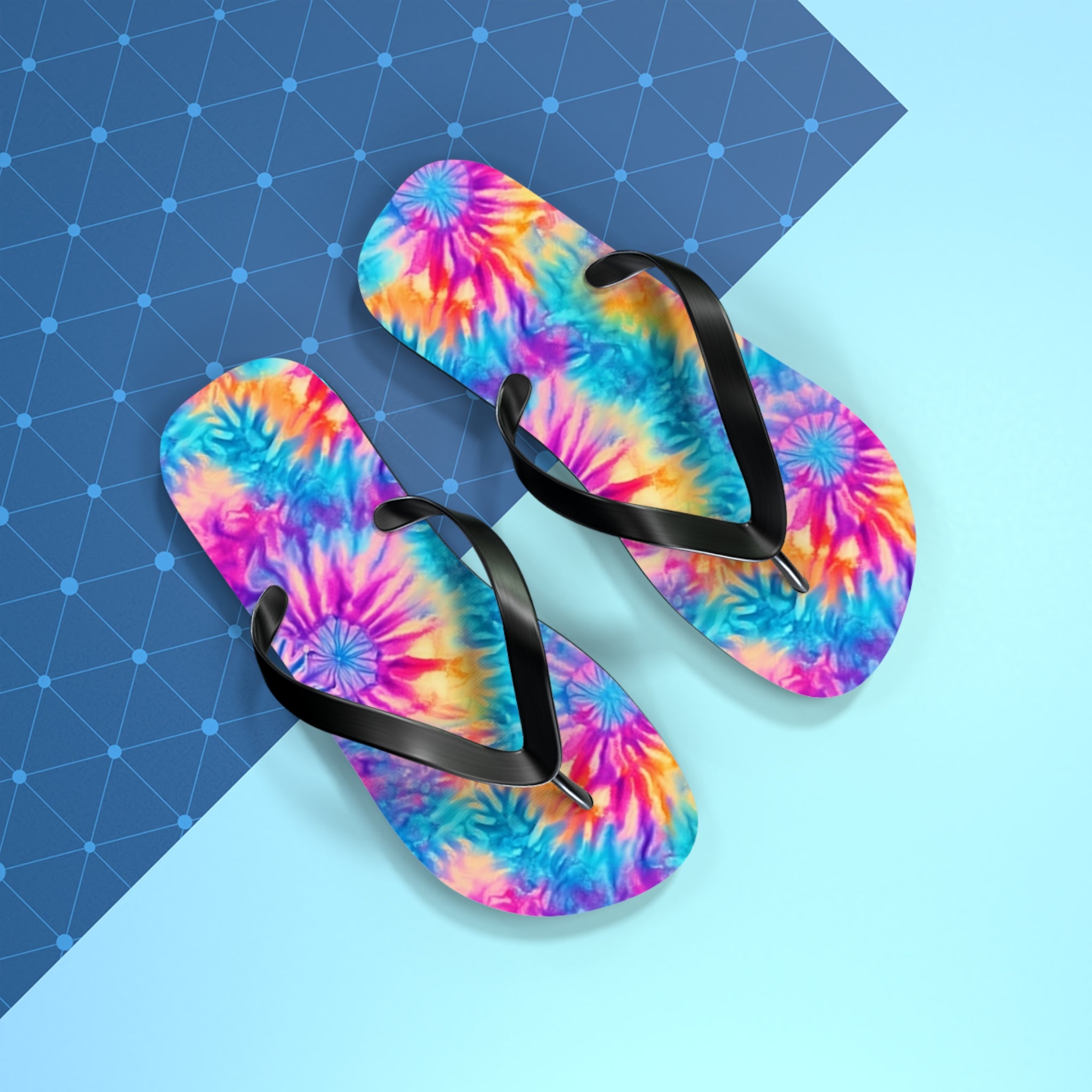 Flip Flops (AOP) - Tie Dye Designs 05