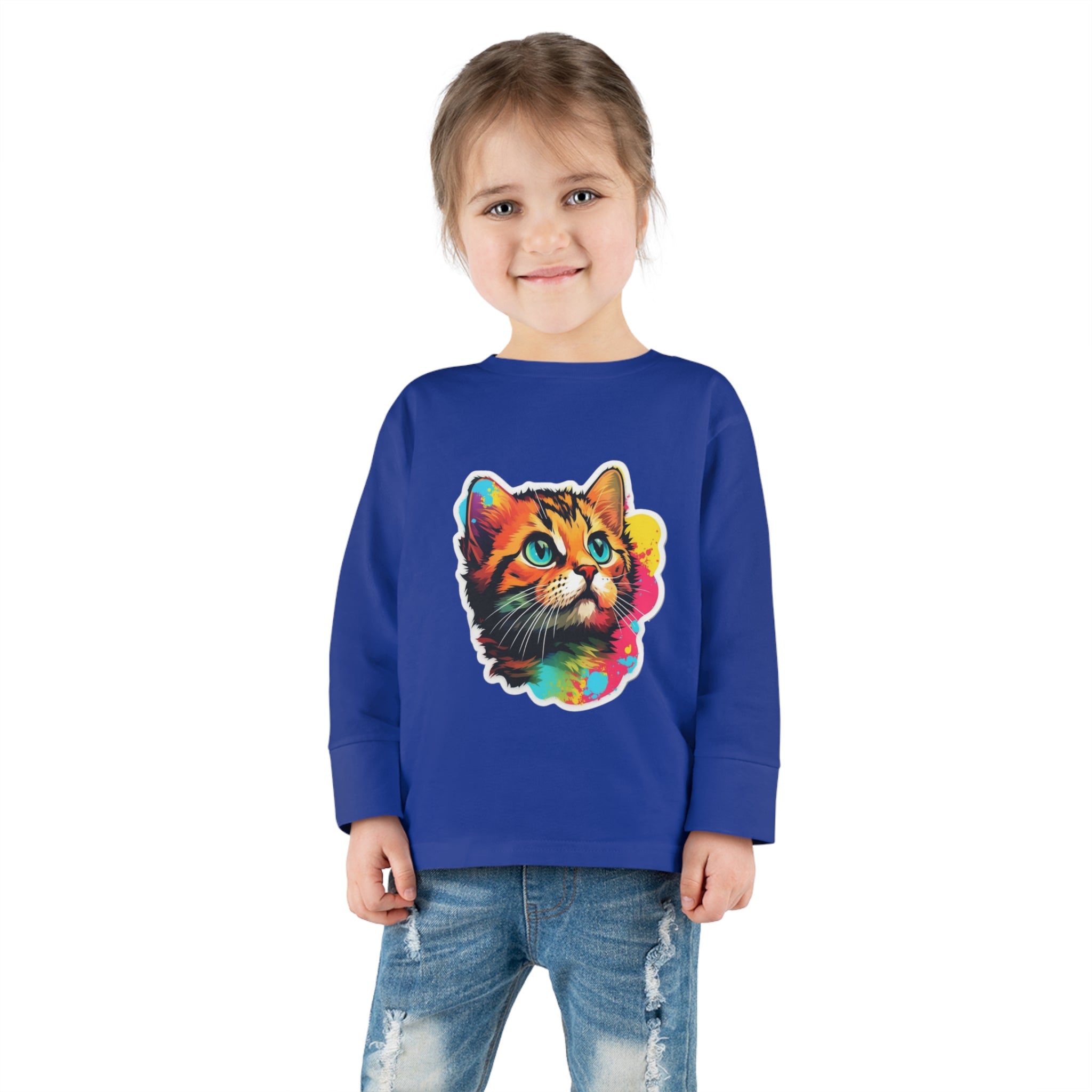 Toddler Long Sleeve Tee - Kittens 05