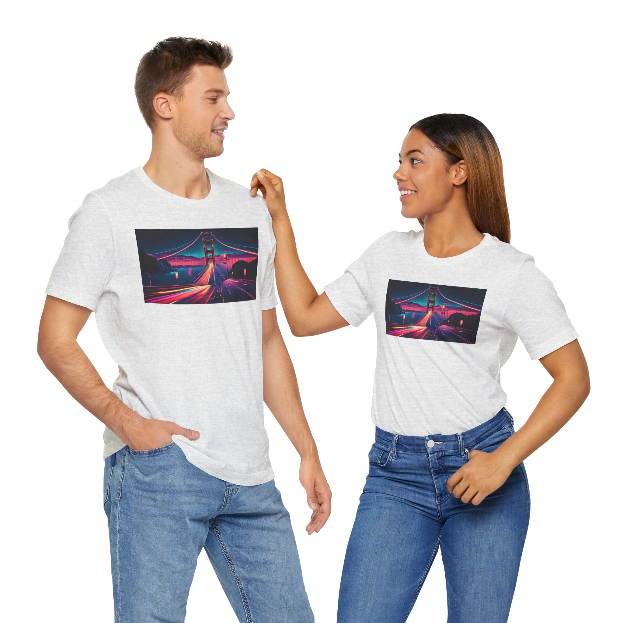 Unisex Jersey Short Sleeve Tee - Golden Gate Bridge, San Francisco, USA