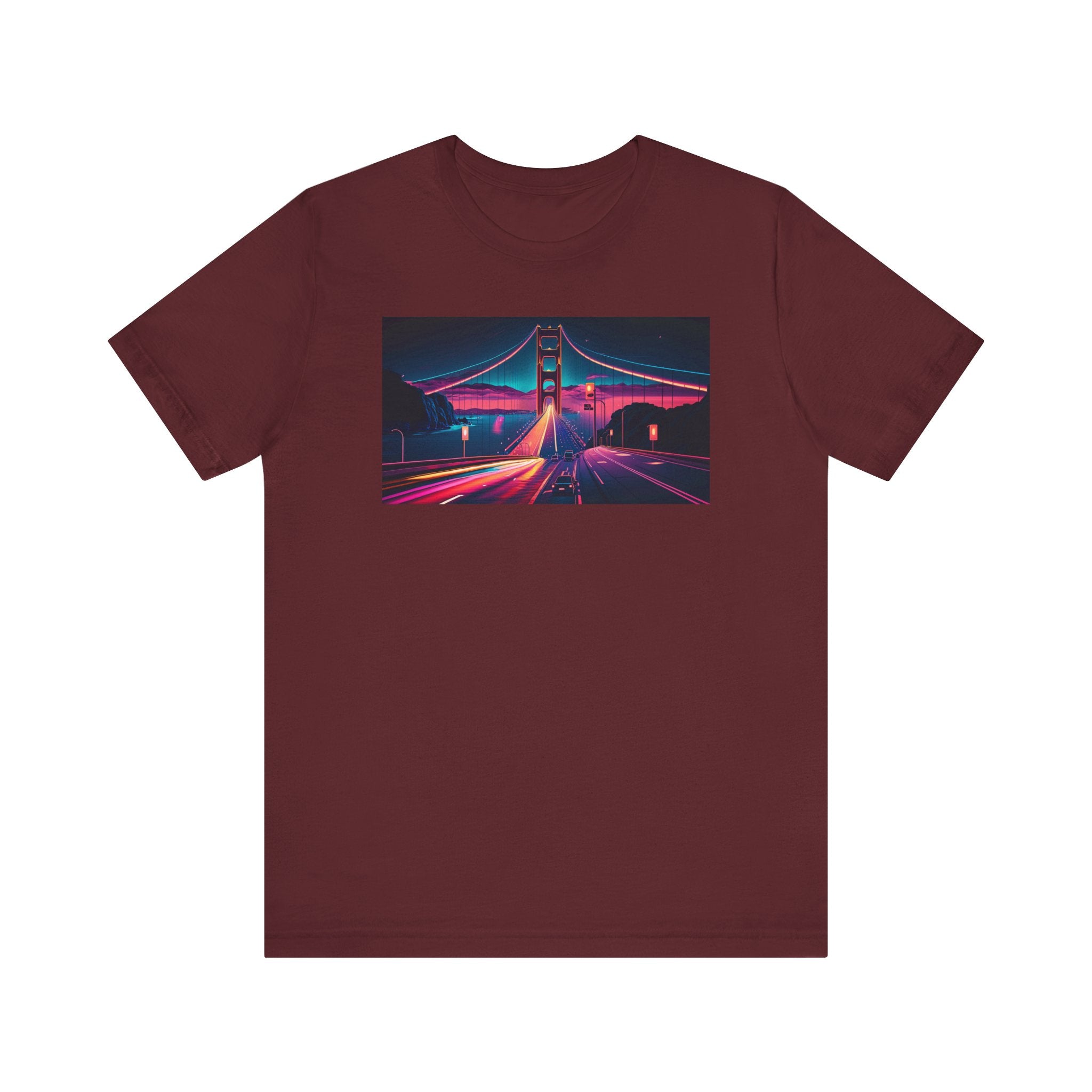 Unisex Jersey Short Sleeve Tee - Golden Gate Bridge, San Francisco, USA