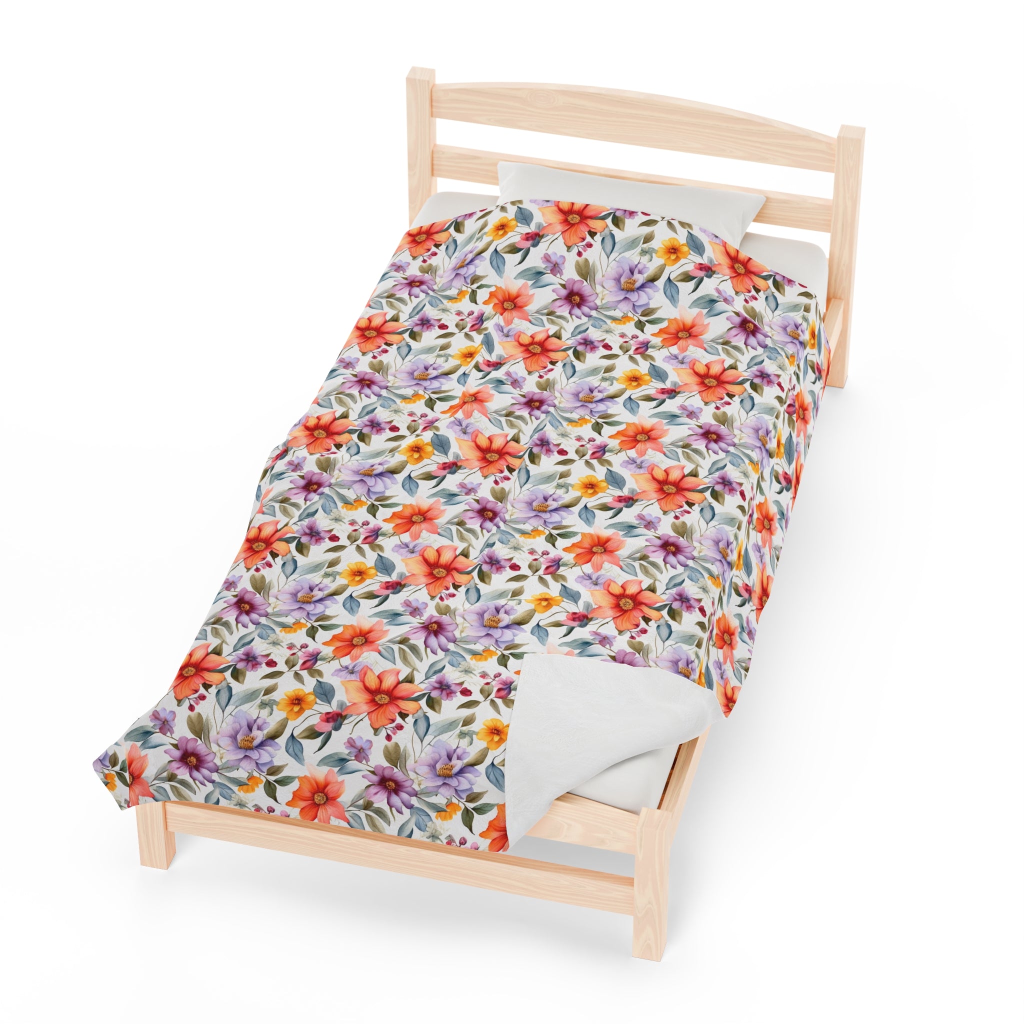Velveteen Plush Blanket (AOP) - Seamless Abstract Designs 03