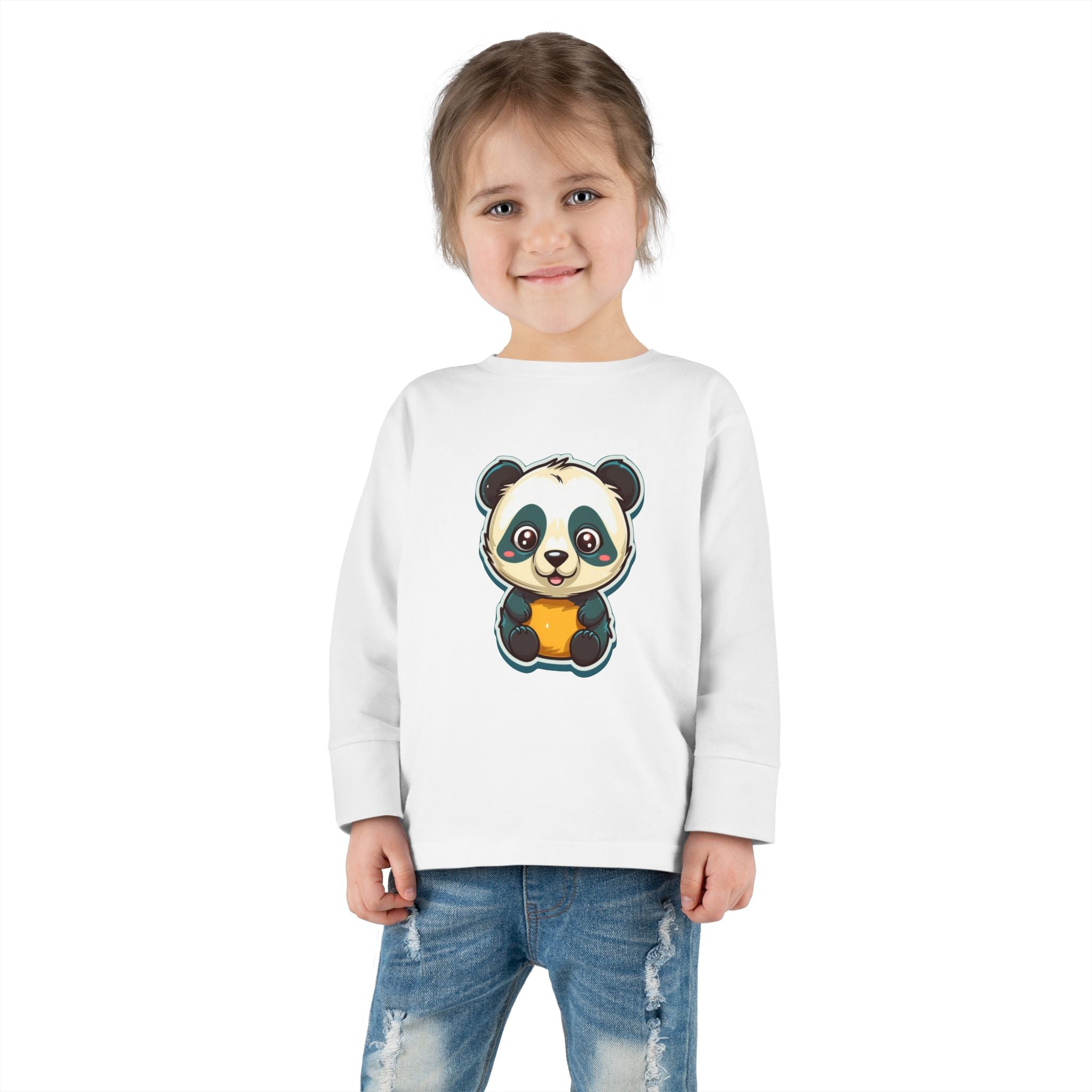 Toddler Long Sleeve Tee - Panda Cub