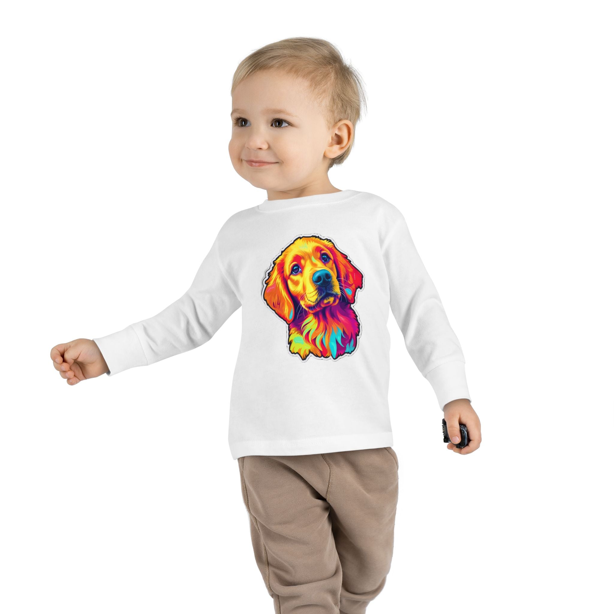 Toddler Long Sleeve Tee - Puppies 09