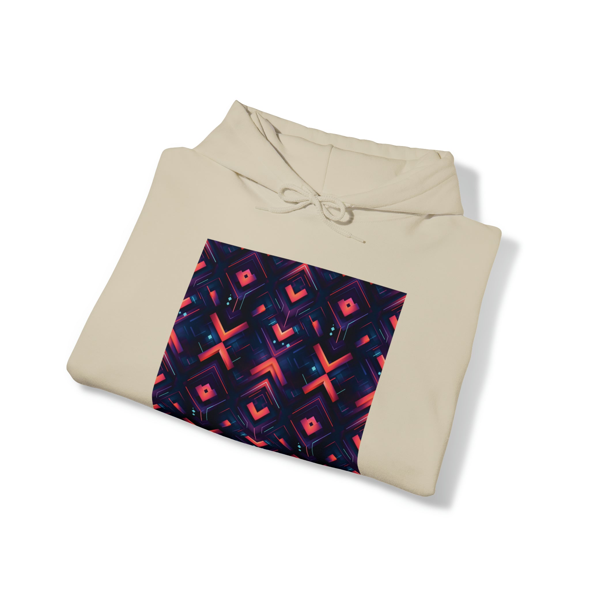 Unisex Heavy Blend™ Hooded Sweatshirt - Abstract Neon Designs 03